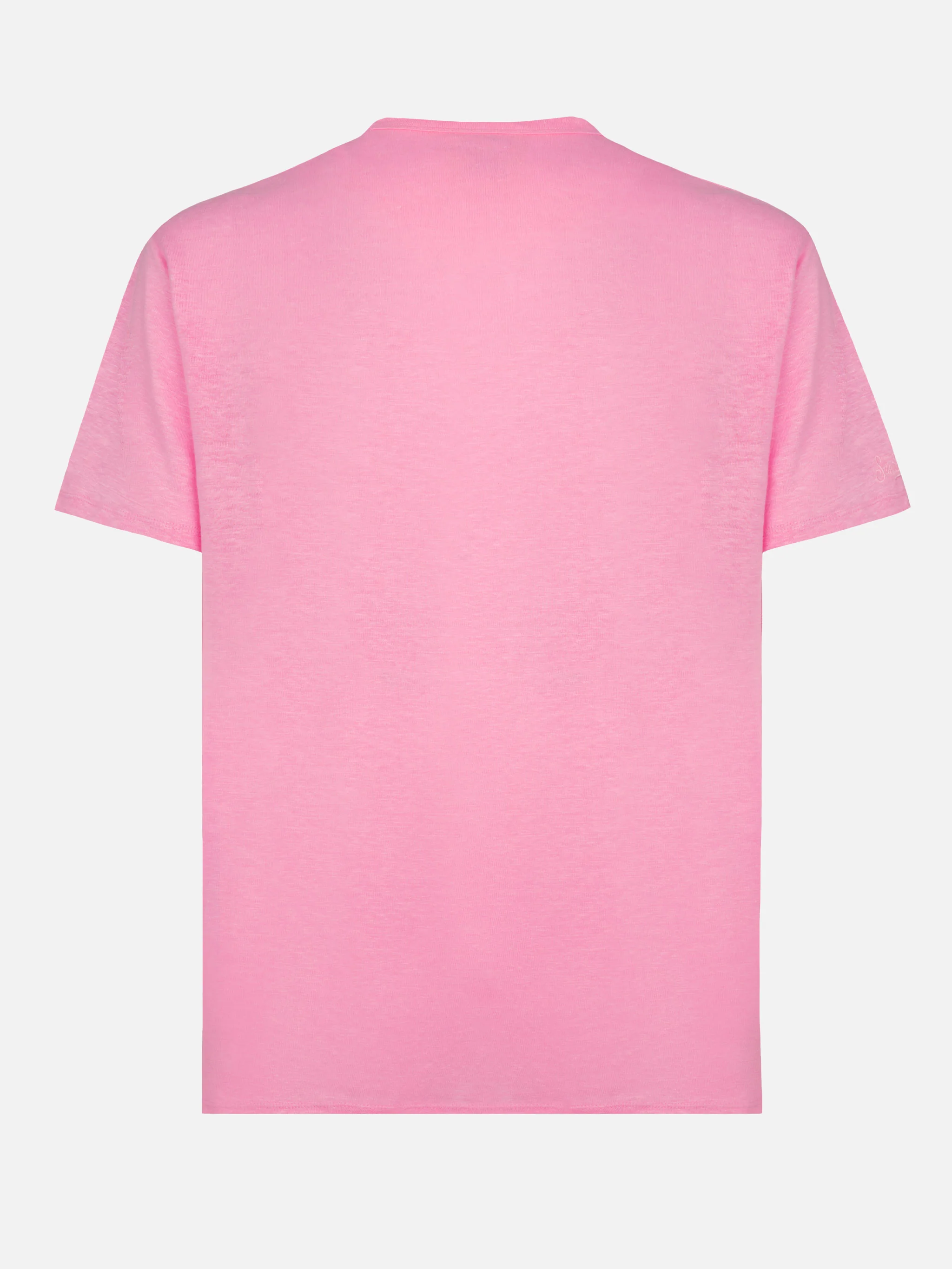 Bubble pink linen jersey t-shirt Ecstasea - Image 5