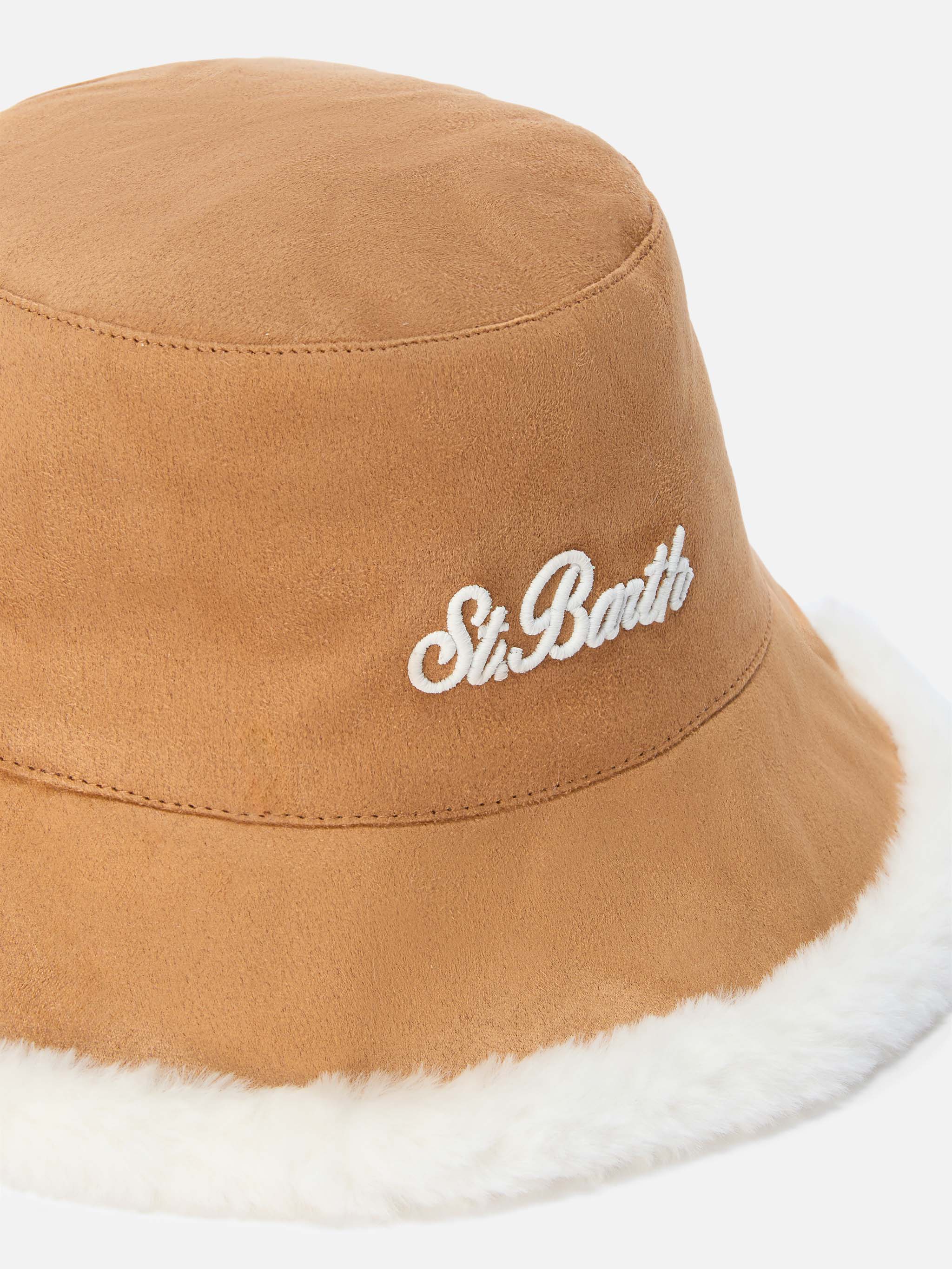 Bucket Hat Double Suede Fur, reversible - Image 2