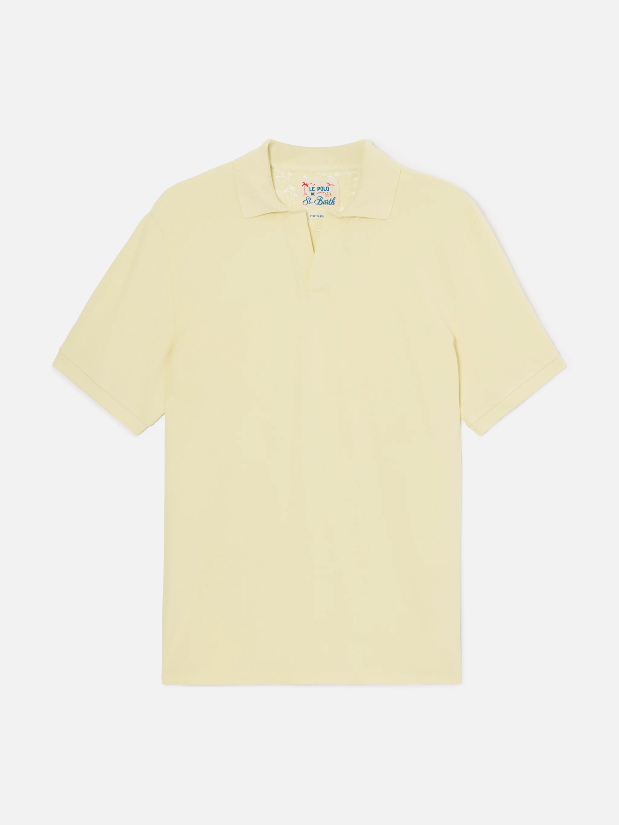 Charles polo in butter yllow cotton piquet - Image 5