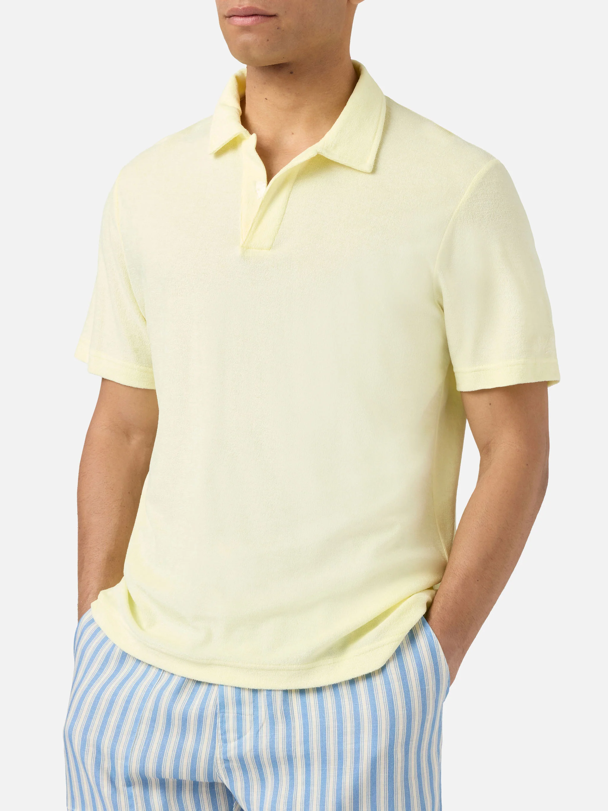 Butter Jeremy polo in terry-effect cotton - Image 2