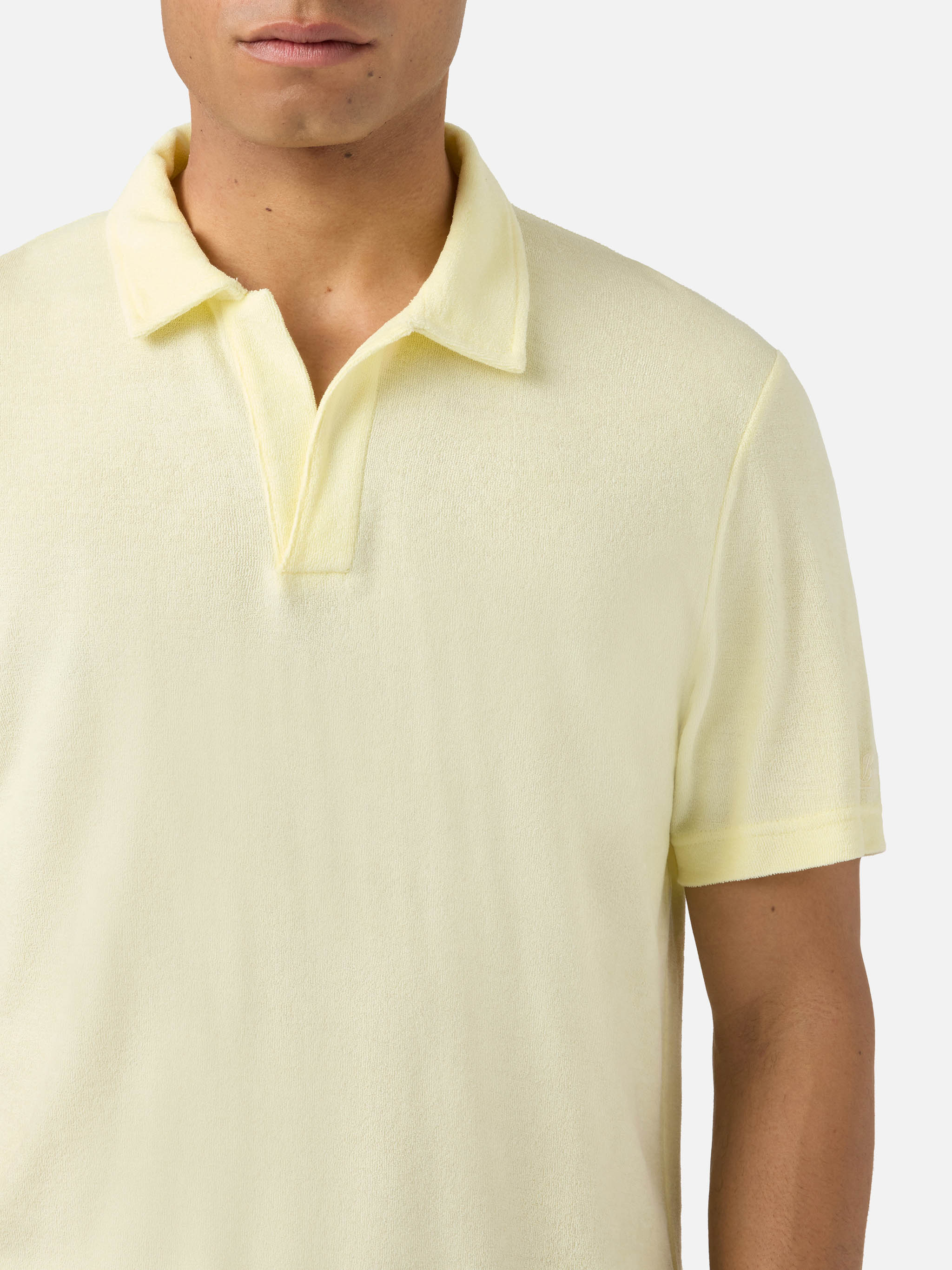 Butter Jeremy polo in terry-effect cotton - Image 3