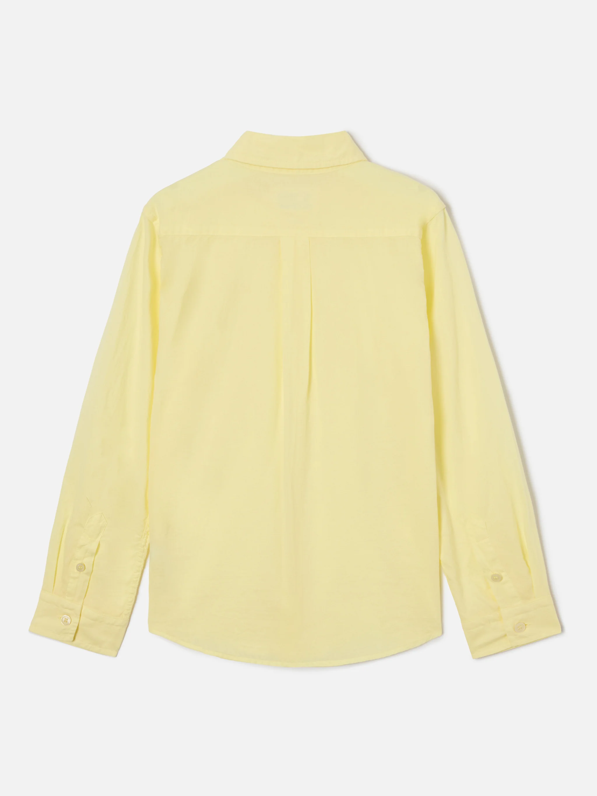 Butter yellow Chemise Jr shirt in cotton voile - Image 3