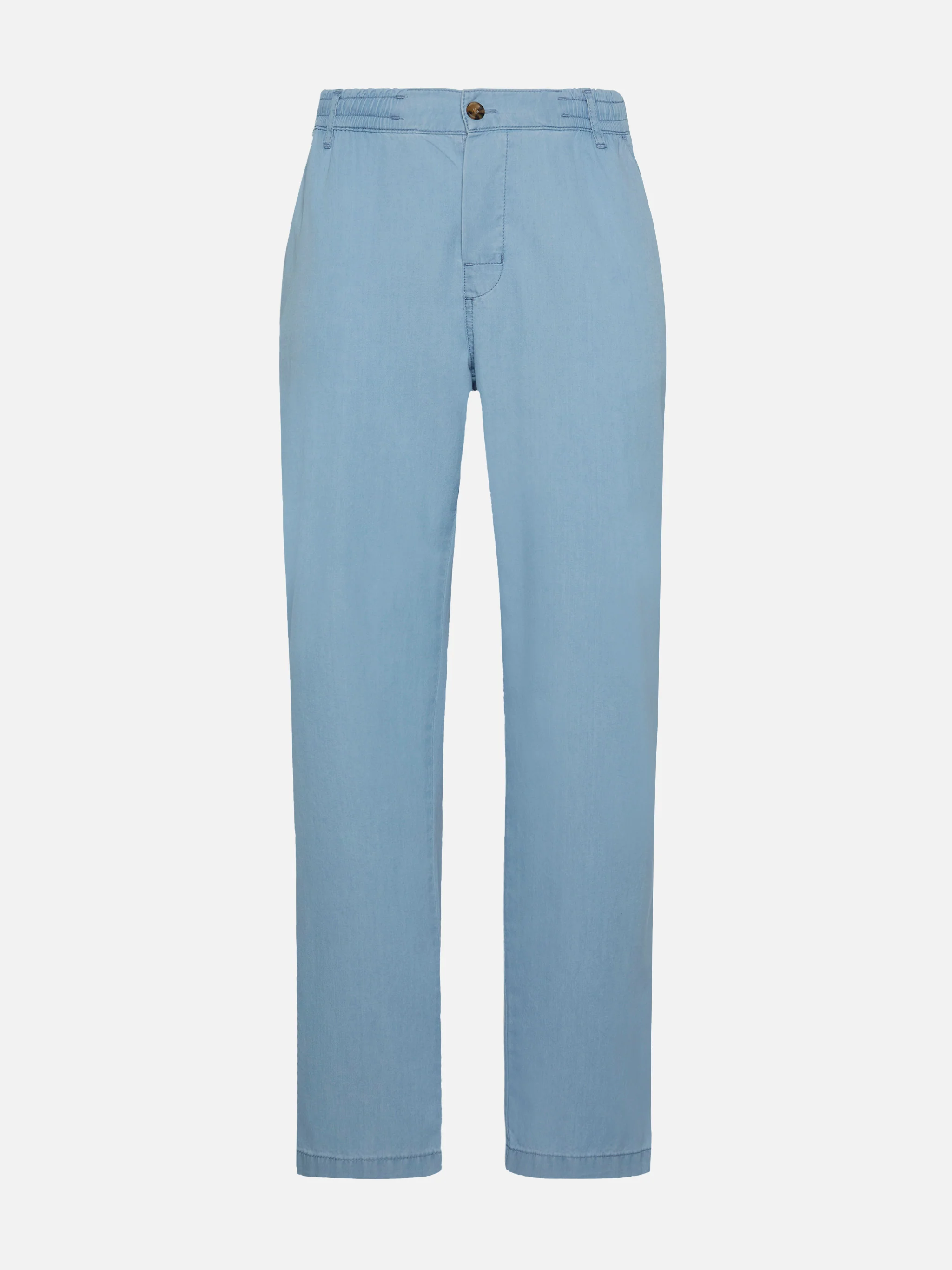 Calais denim blue chambray pants  with drawstring - Image 4