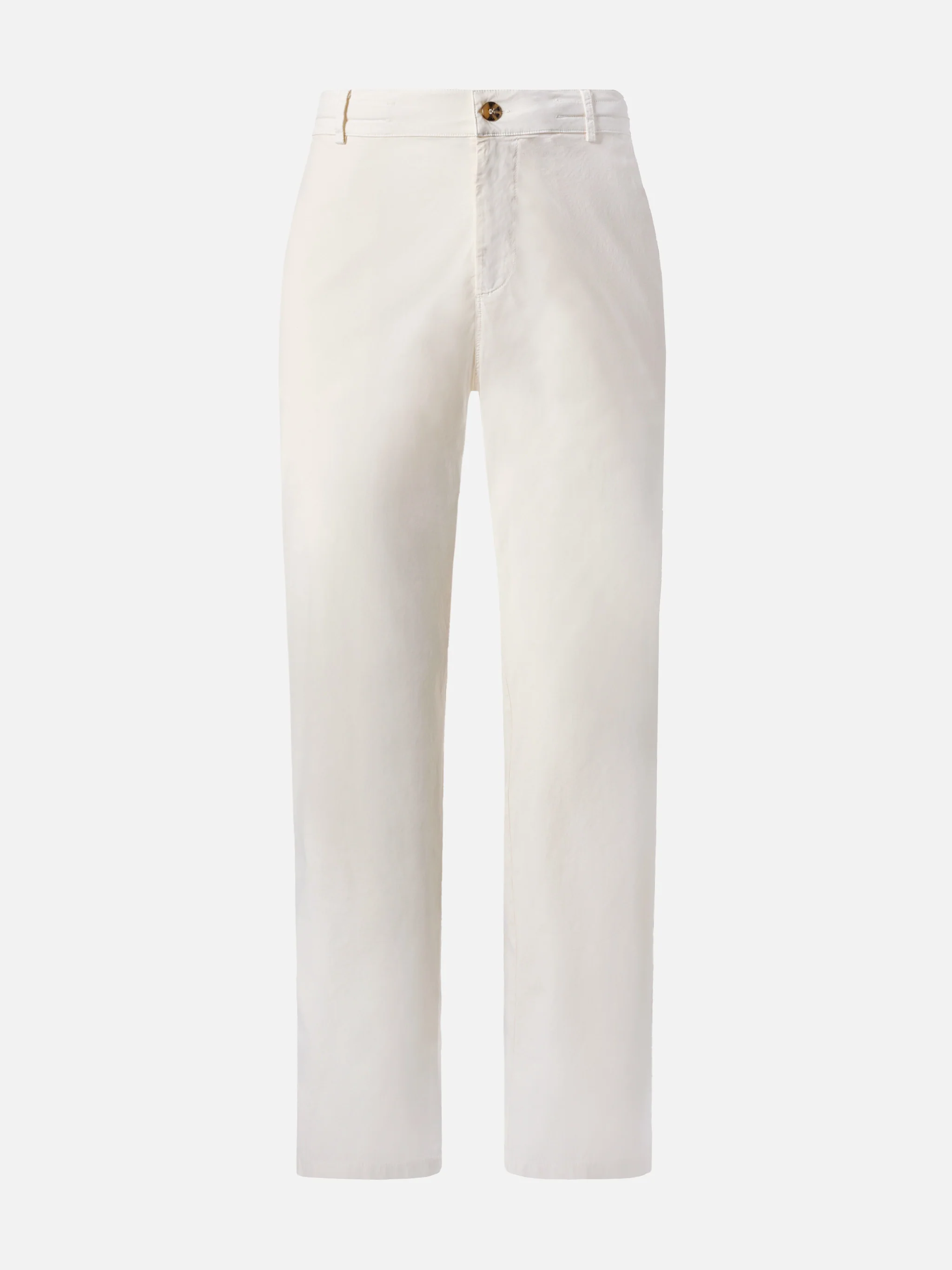 Calais white cotton pants with drawstring - Image 4