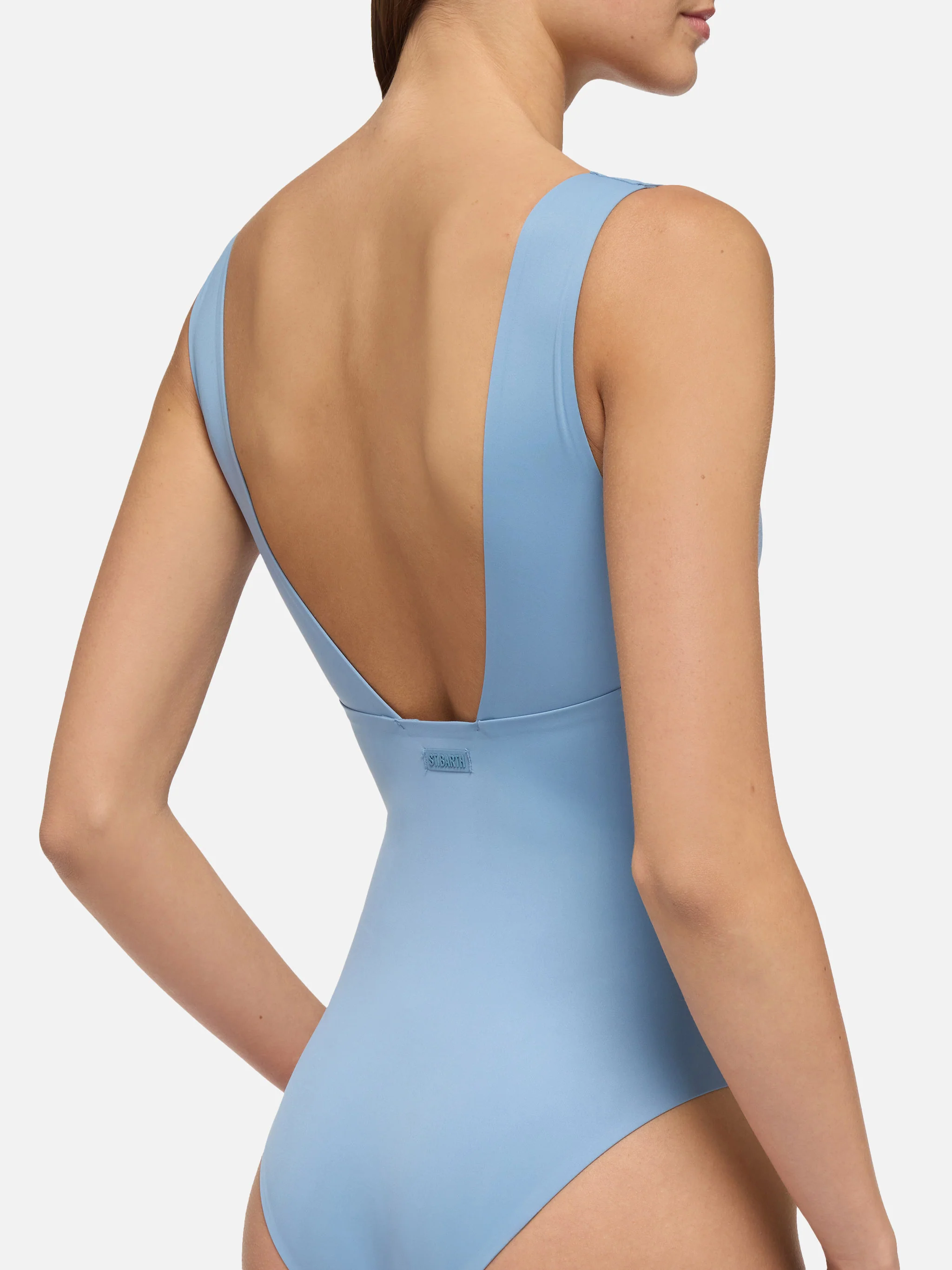 Calliope brown heat-sealed one-piece swimsuit - Image 3