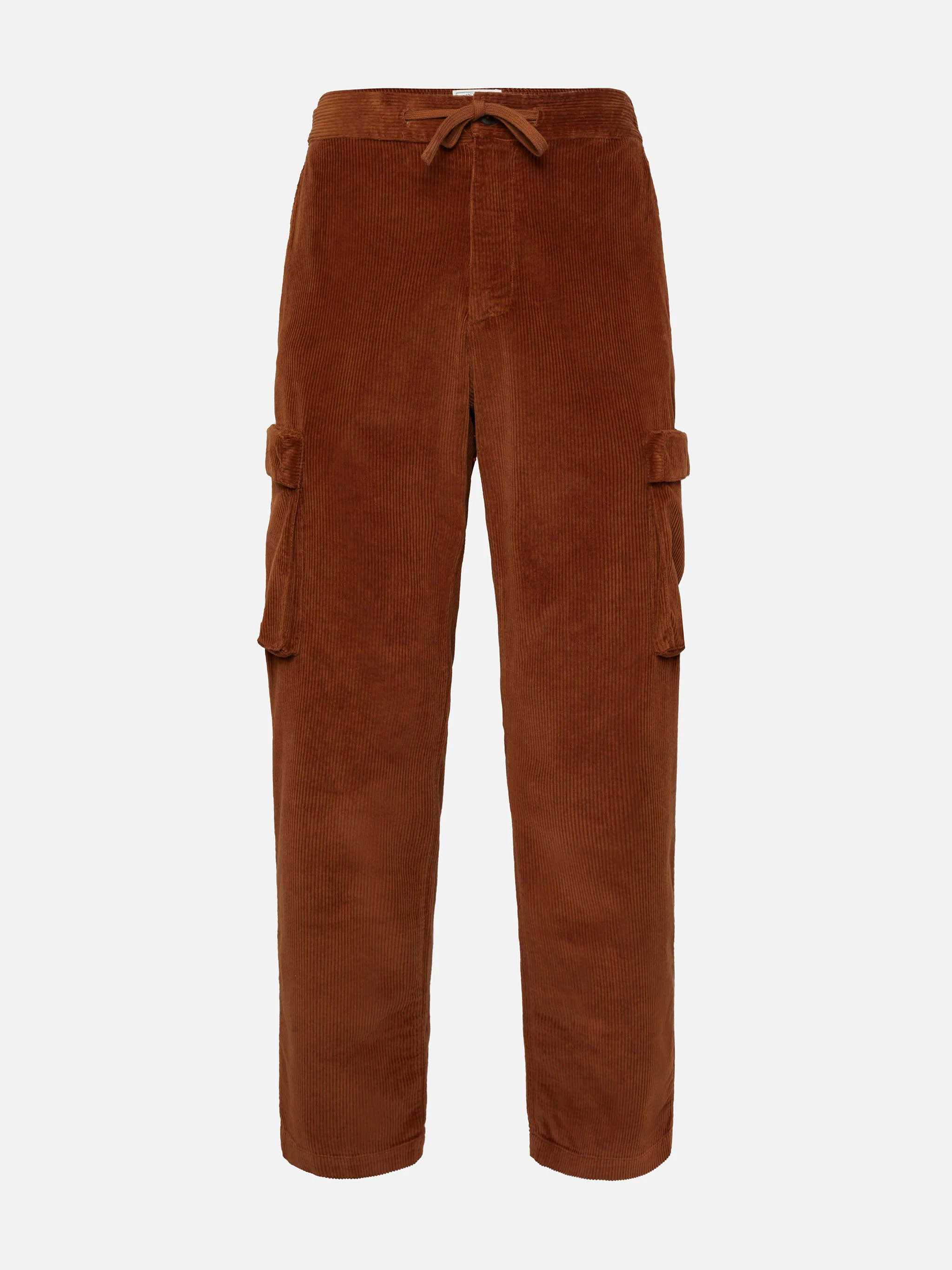 Camel corduroy cargo pants Goldeck - Image 4