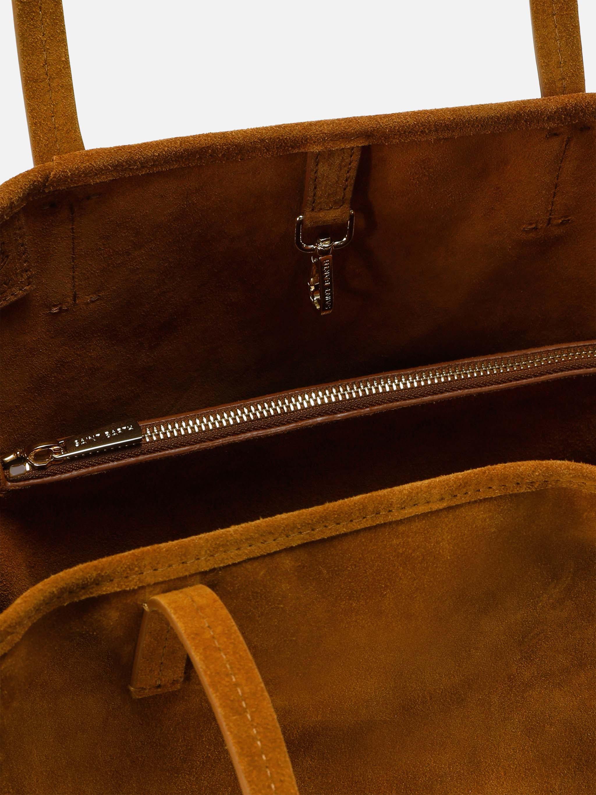 Camel suede City regular bag - Image 4