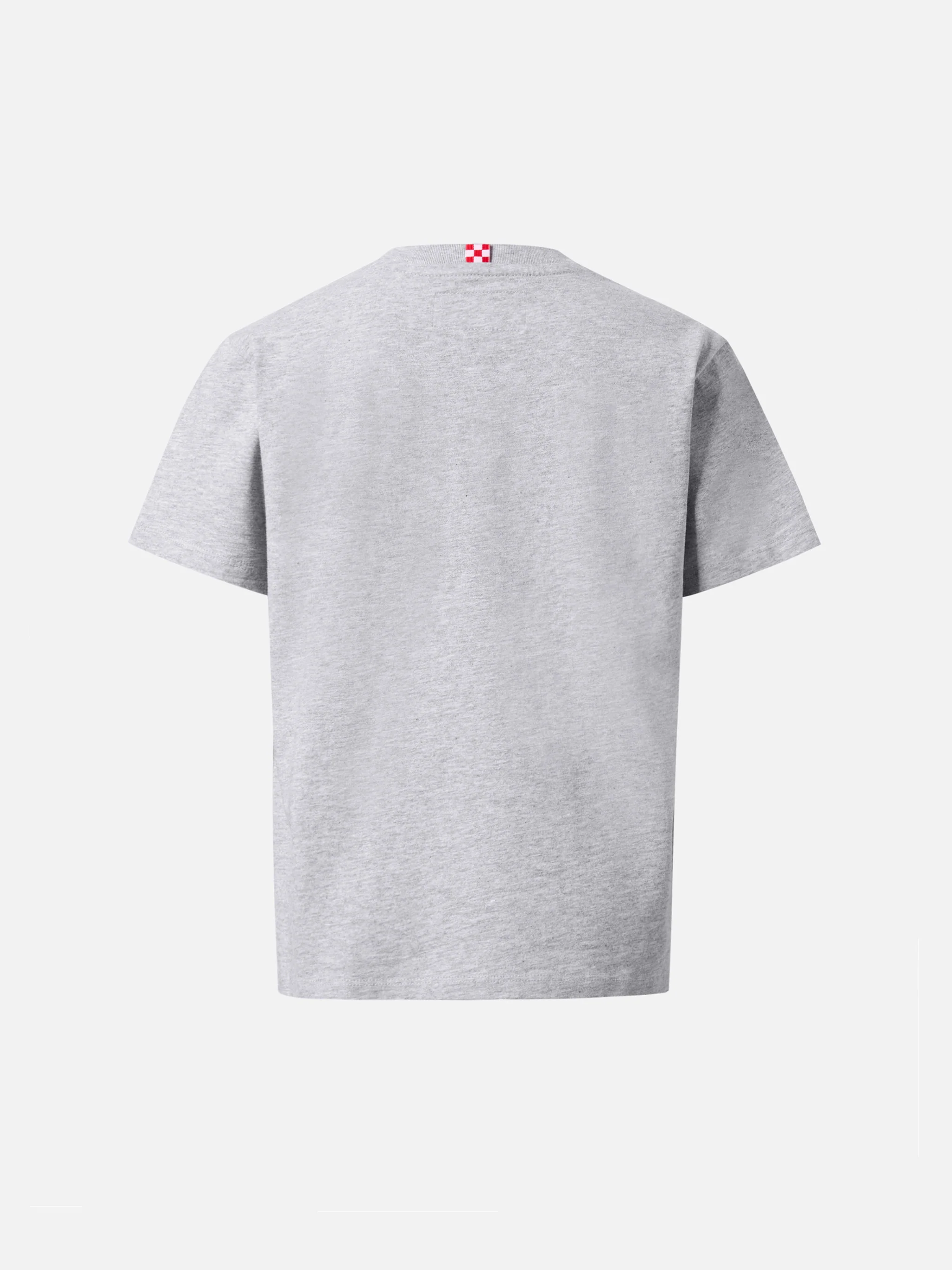 Cameron cotton T-shirt in grey with Snoopy St. Barth Sport Club print | PEANUTS SPECIAL EDITION - Image 3
