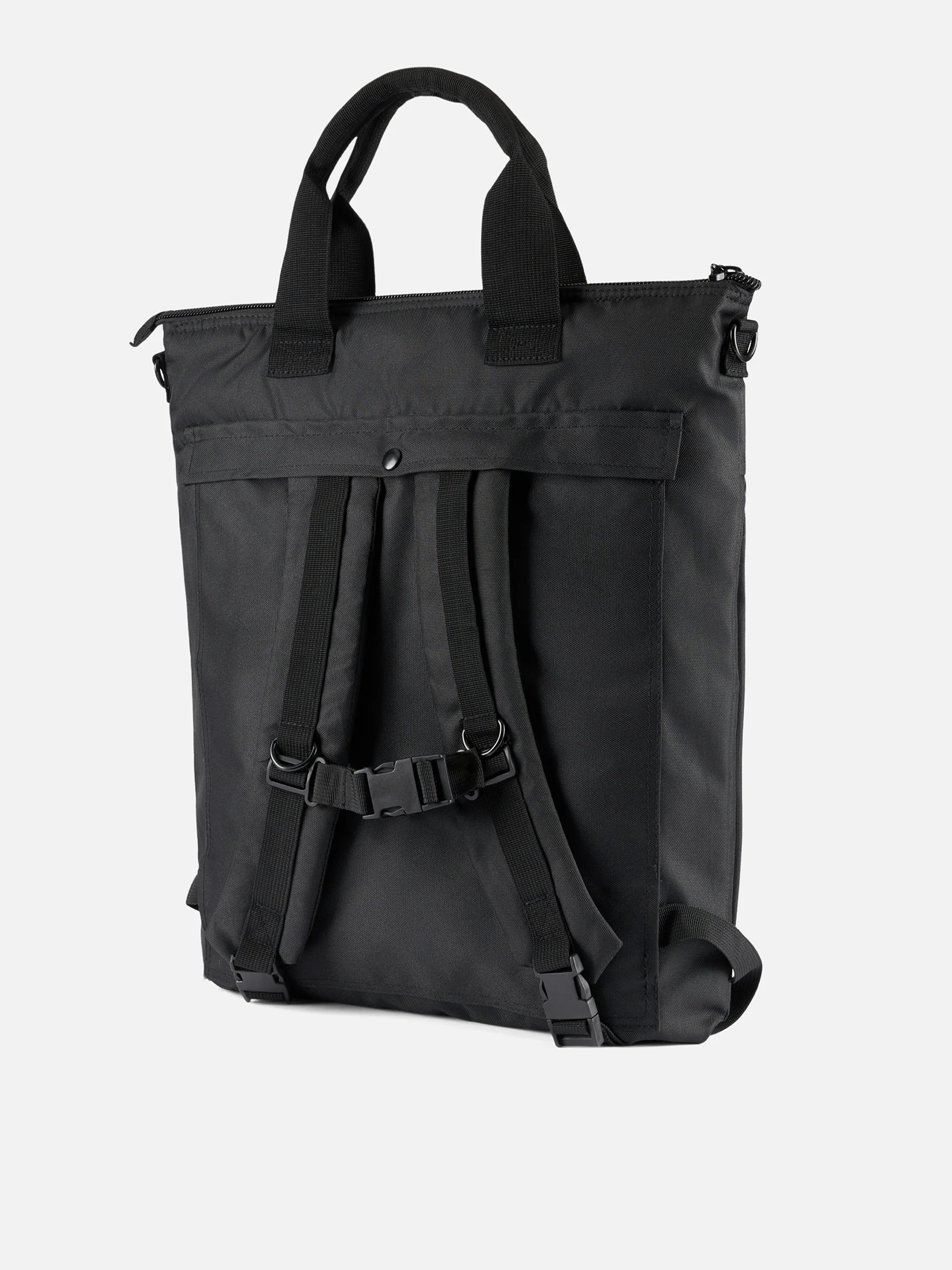 Canvas black backpack Helmut - Image 3