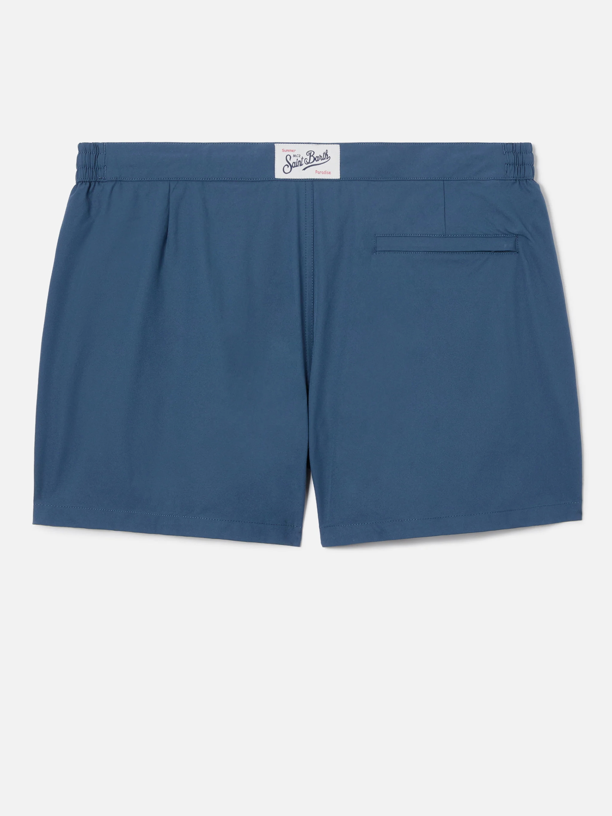 Capferrat swim shorts in navy blue with embroidered logo - Image 2