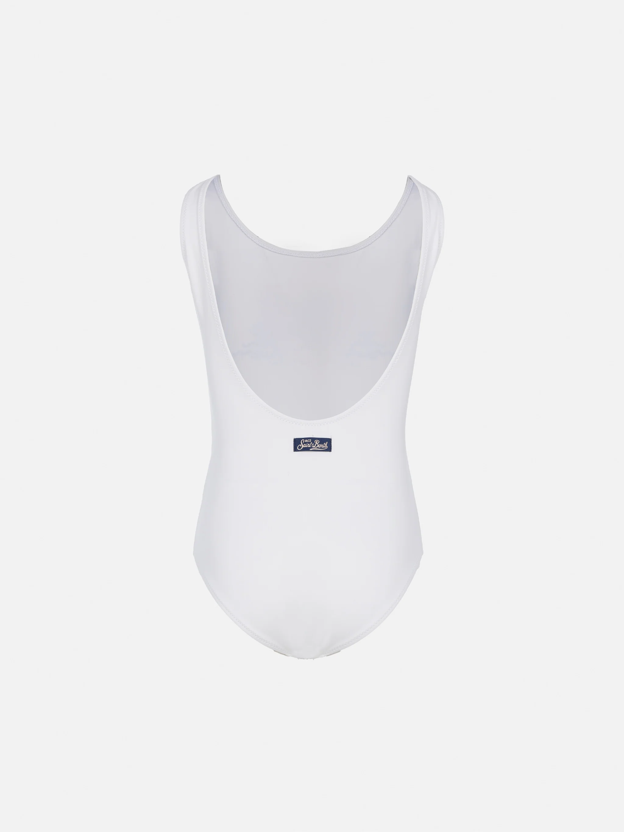 Cara one-piece swimsuit with St. Barth sunset rhinestone design - Image 2