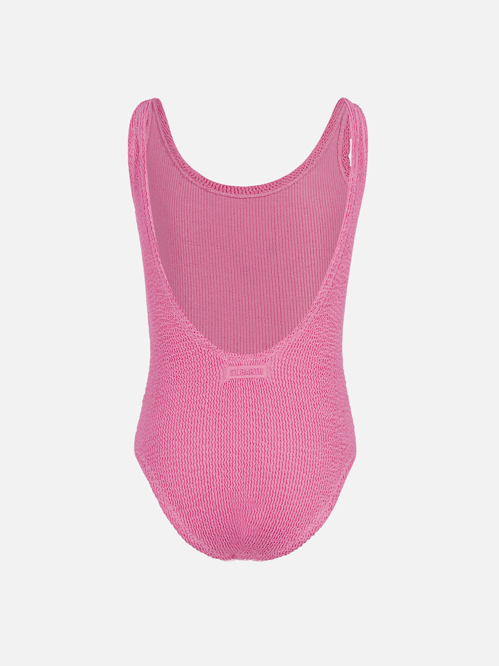 Cara pink crinkle one-piece swimsuit - Image 2