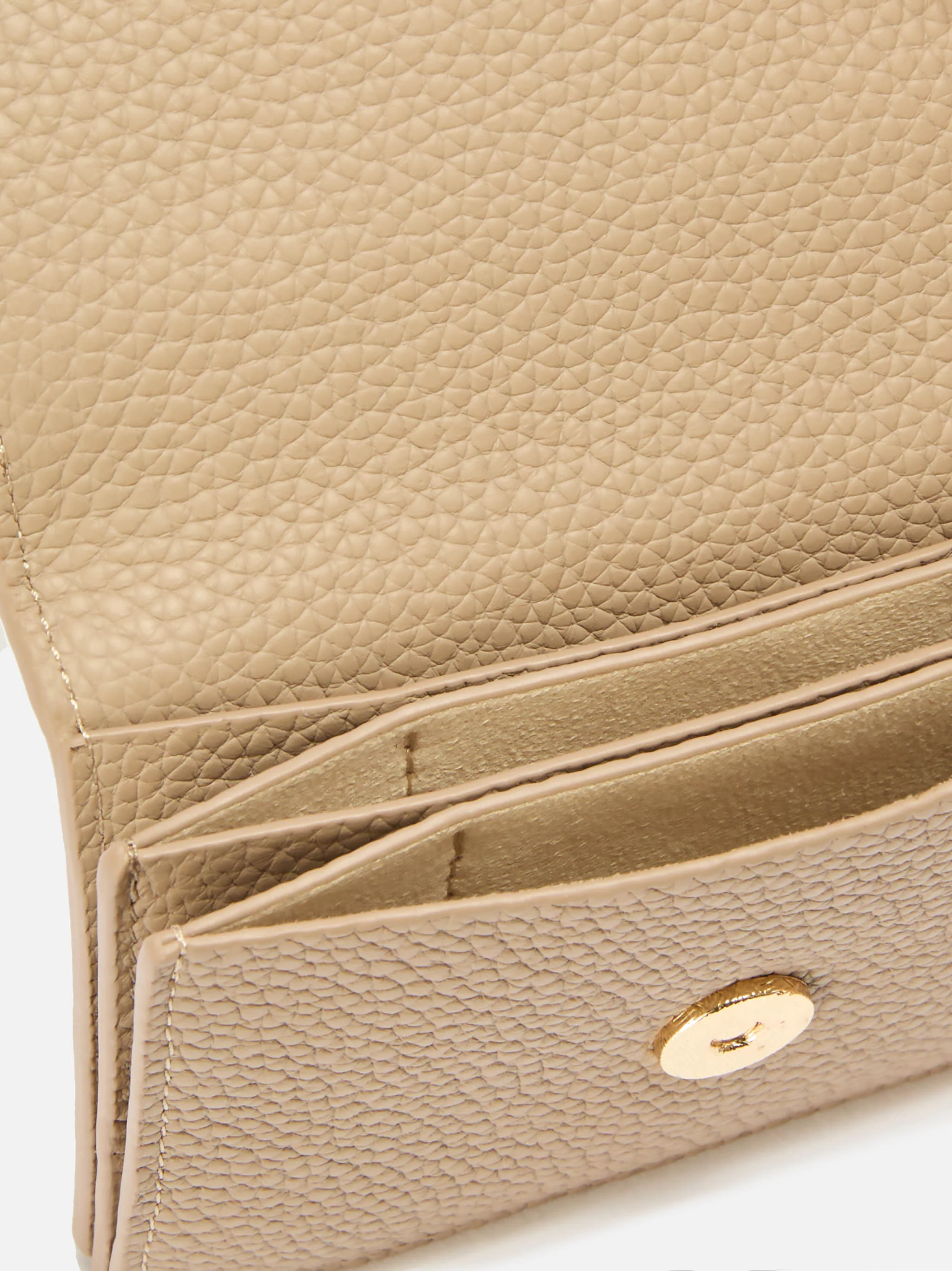 Card Holder in hammered hazelnut leather - Image 2