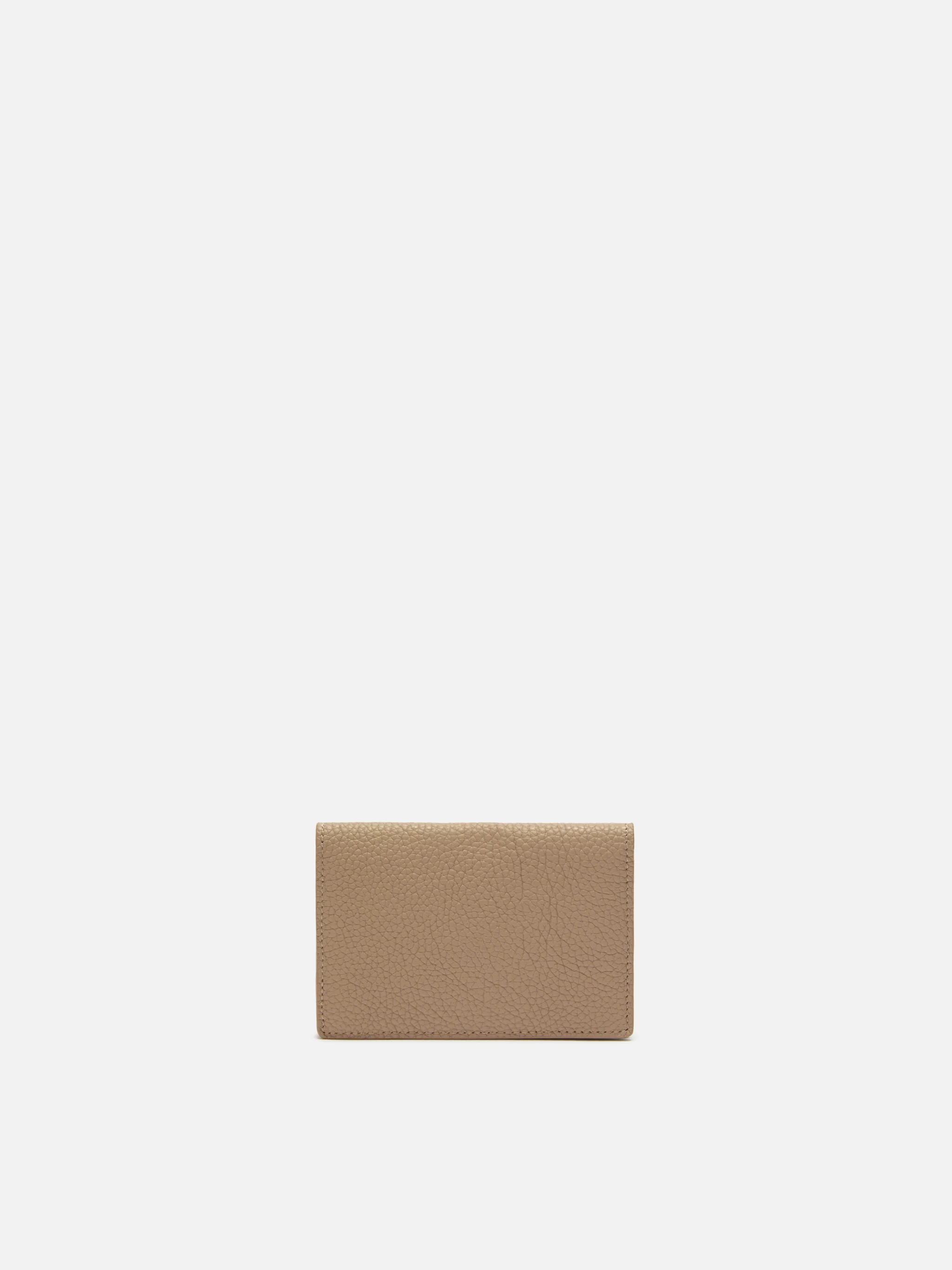 Card Holder in hammered hazelnut leather - Image 3
