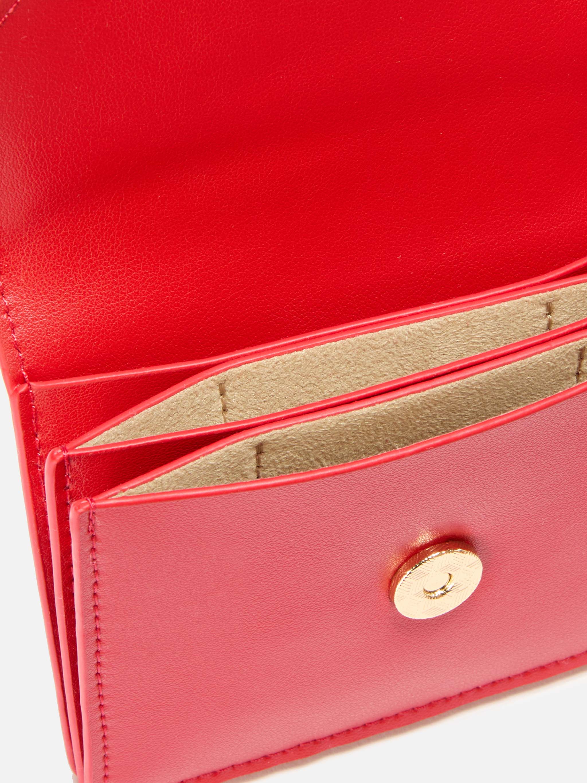 Card Holder in red leather - Image 2