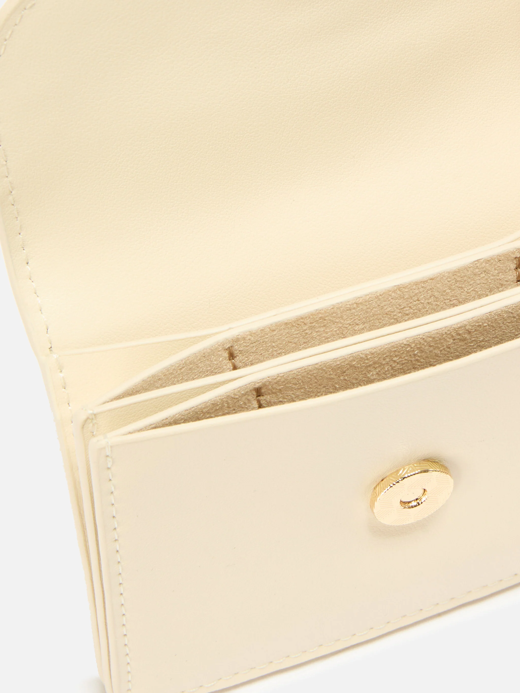 Card Holder in white leather - Image 2