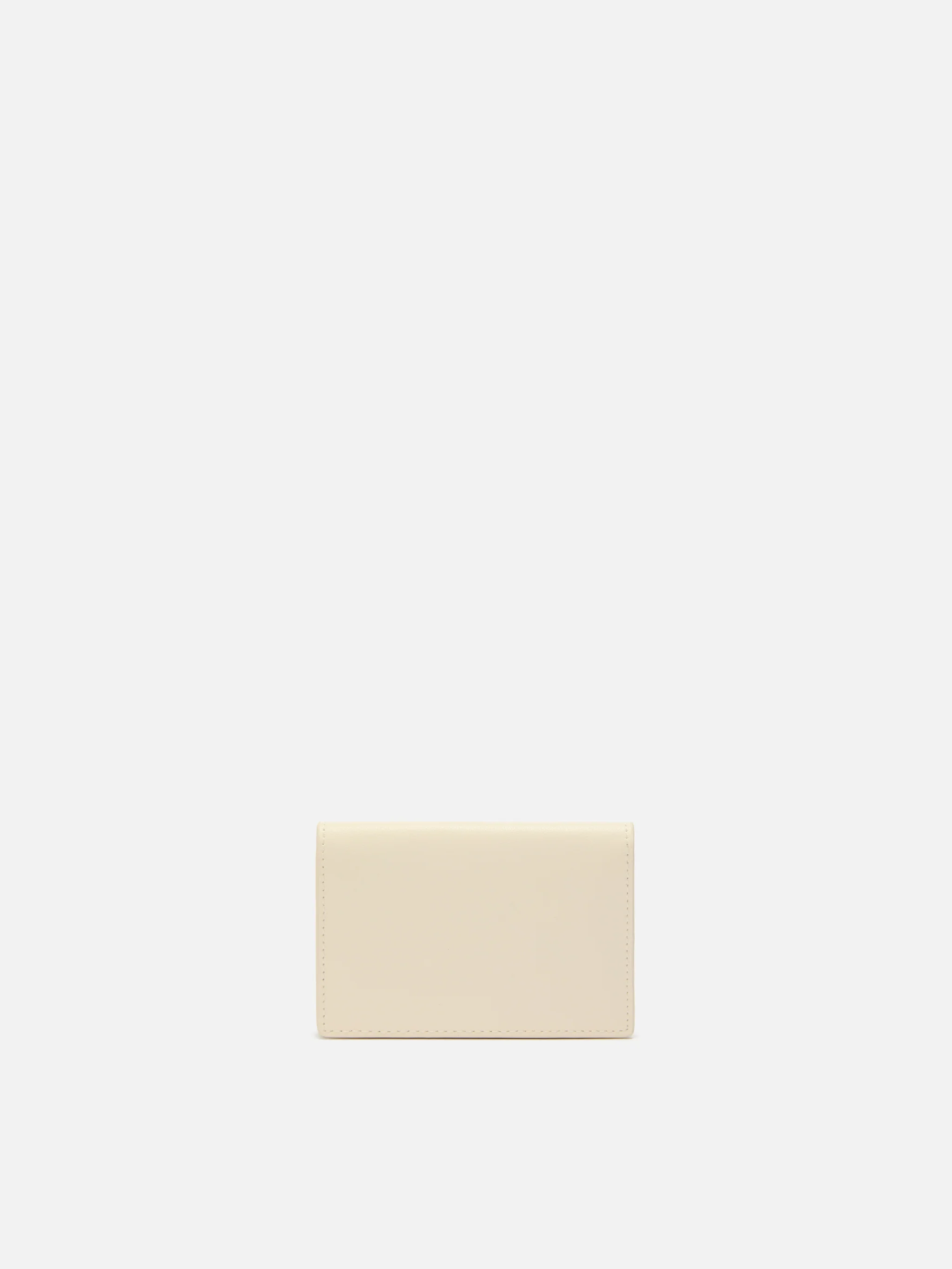 Card Holder in white leather - Image 3