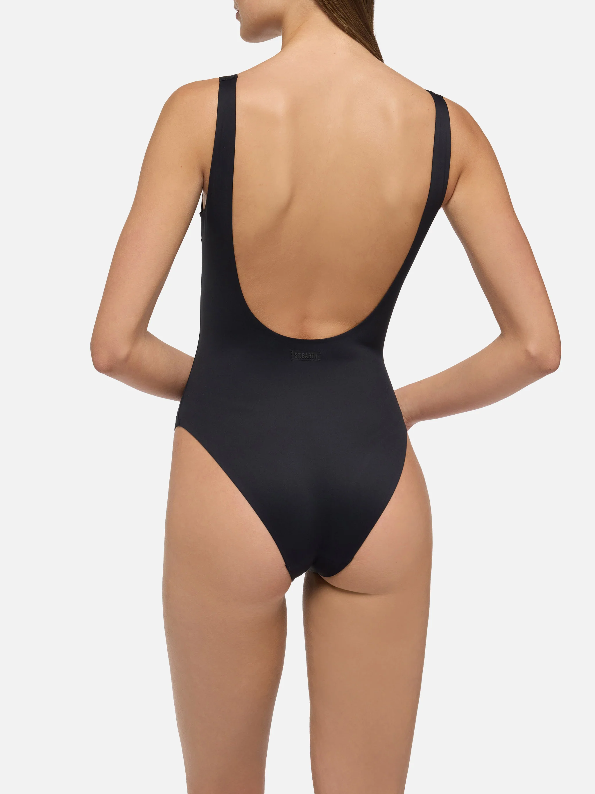 Cassandra square neck one-piece swimsuit - Image 4