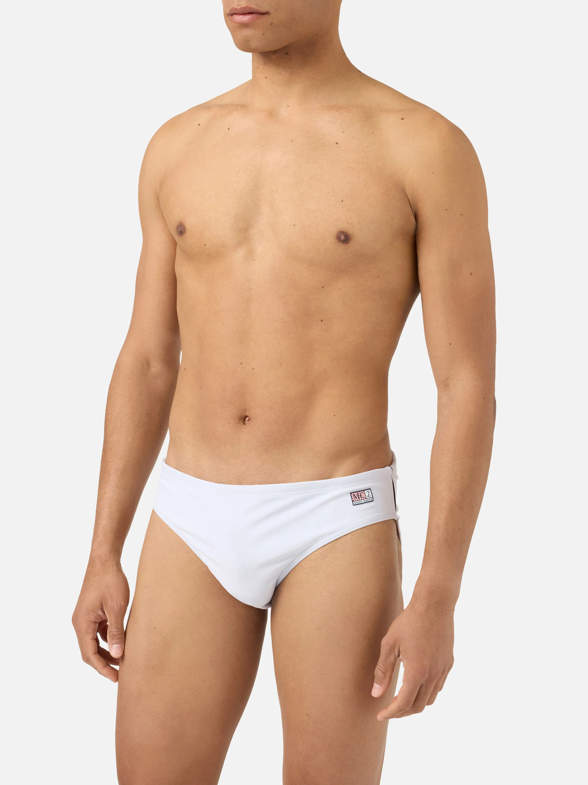 Cayo solid white swim briefs - Image 3