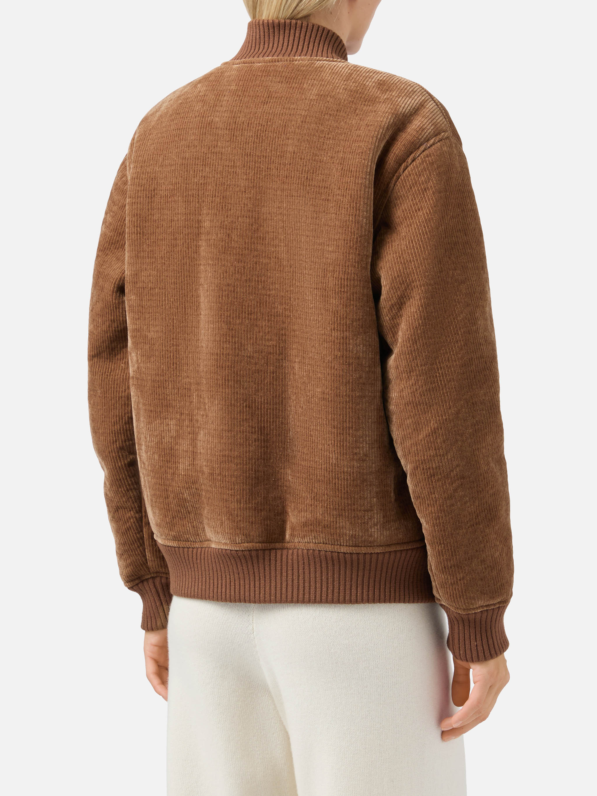 Celia corduroy bomber with teddy lining - Image 5