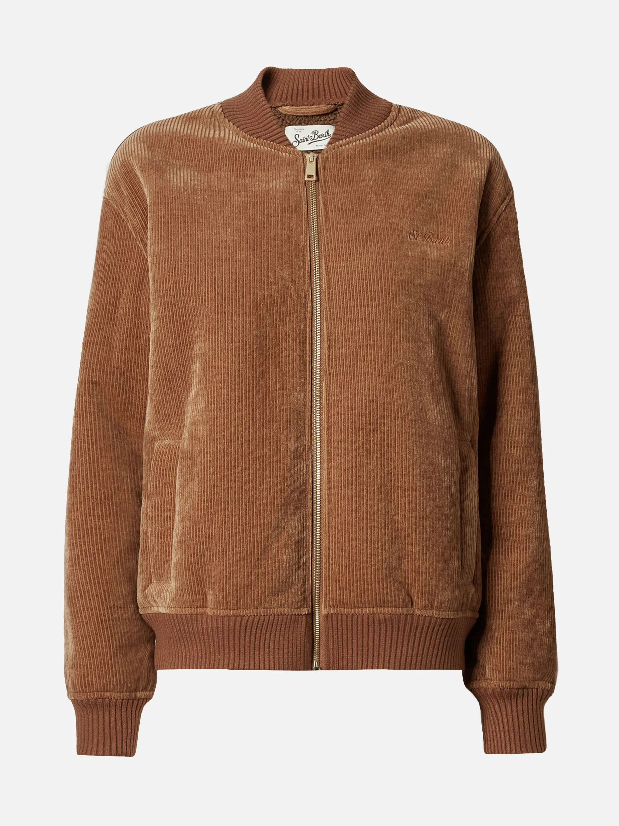 Celia corduroy bomber with teddy lining - Image 7