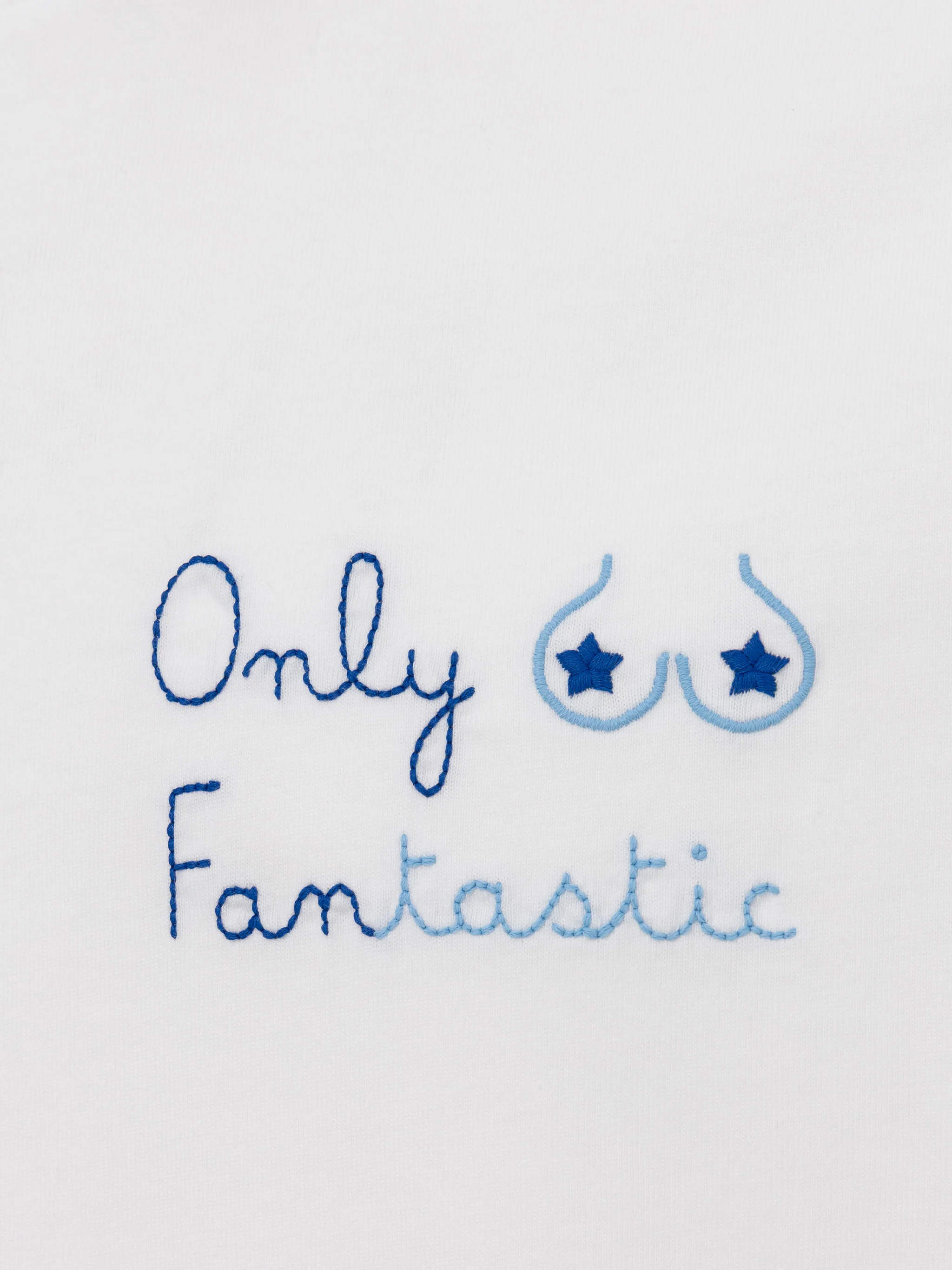 Classic fit cotton jersey t-shirt Portofino with Only Fantastic embroidery - Image 5
