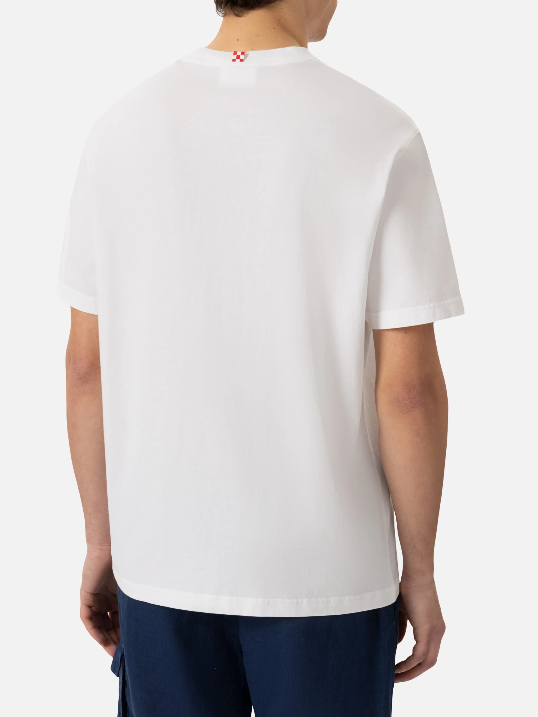 Portofino t-shirt with Drink Wine feeling Fine embroidery - Image 4