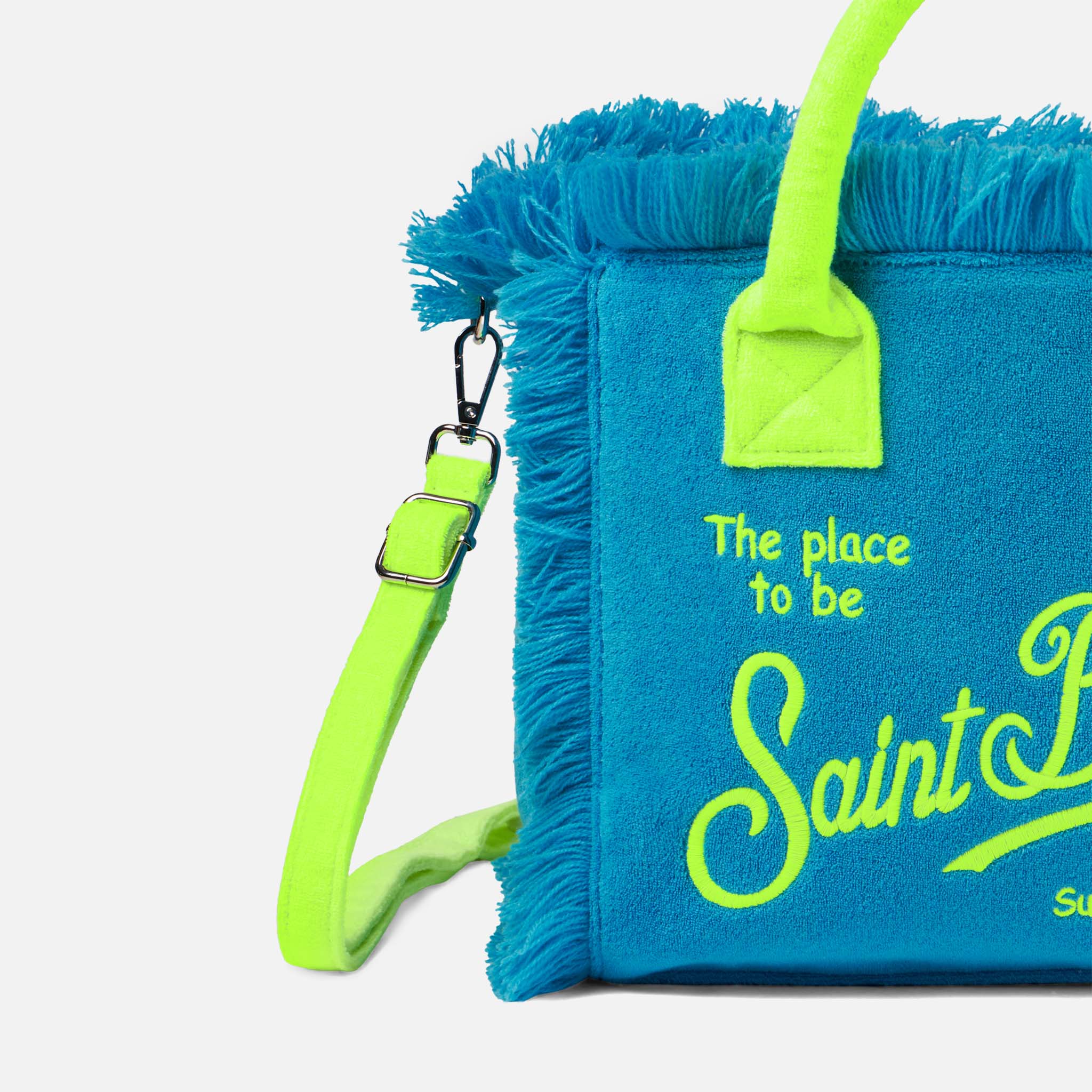 Colette turquoise terry handbag - Image 2