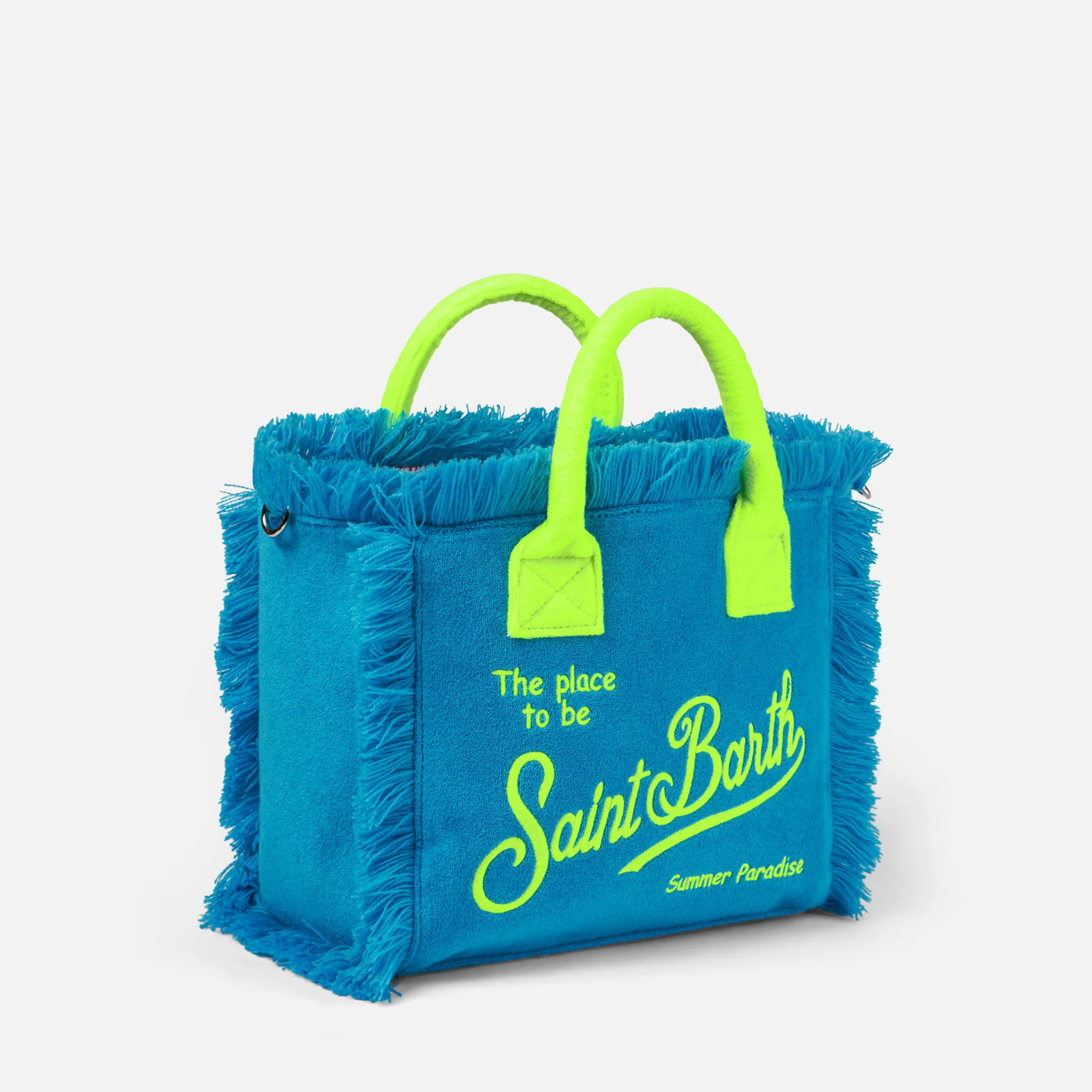 Colette turquoise terry handbag - Image 4