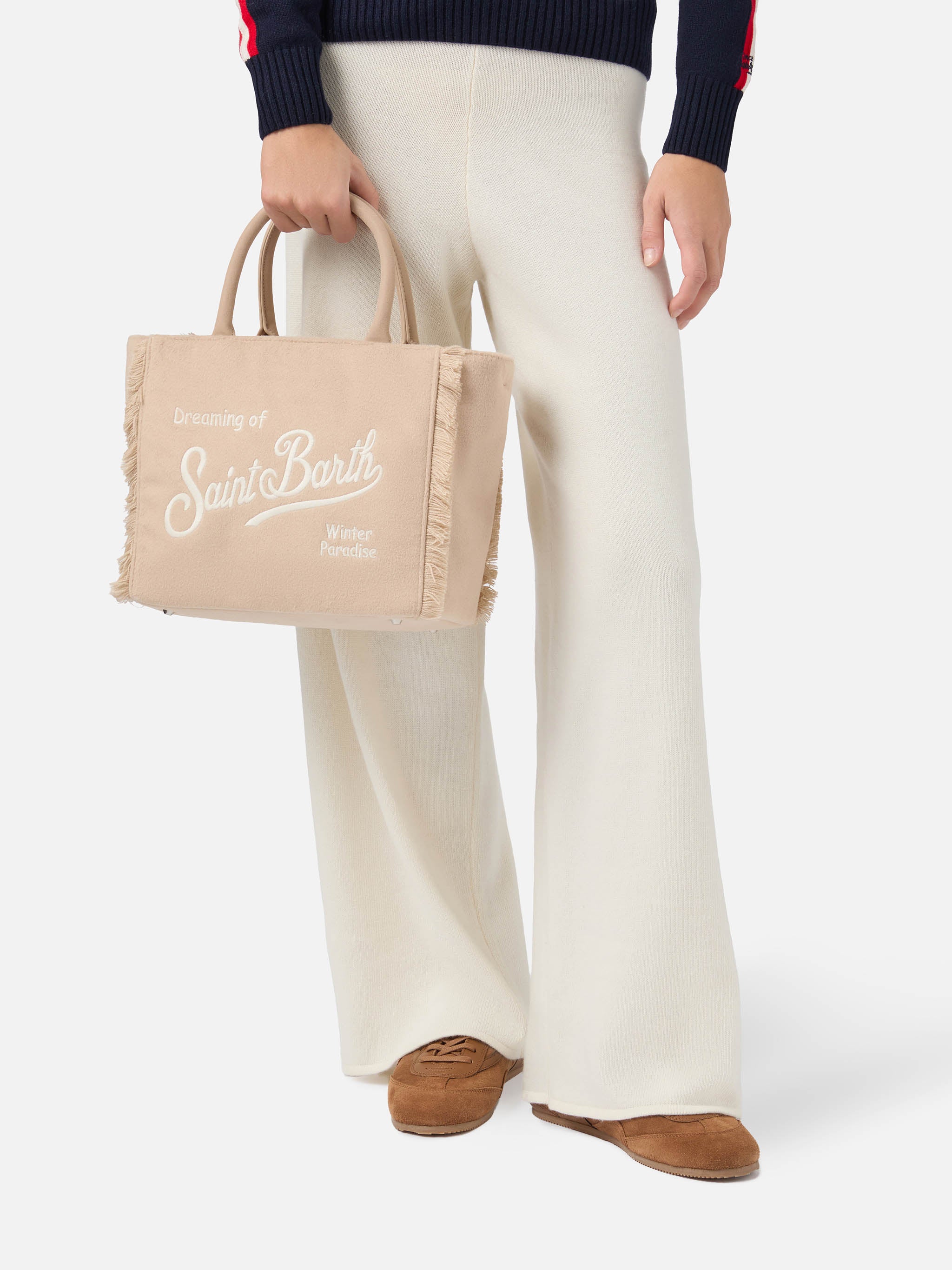 Colette Felt beige bag - Image 2