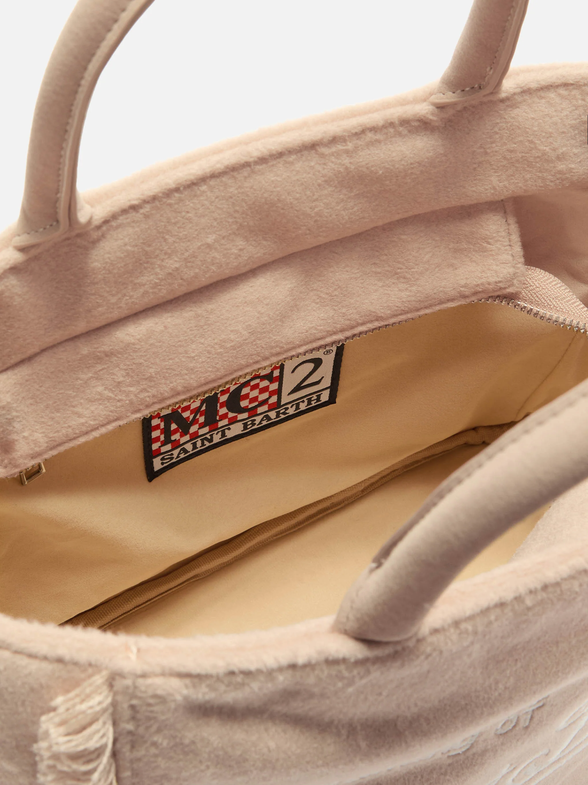 Colette Felt beige bag - Image 5