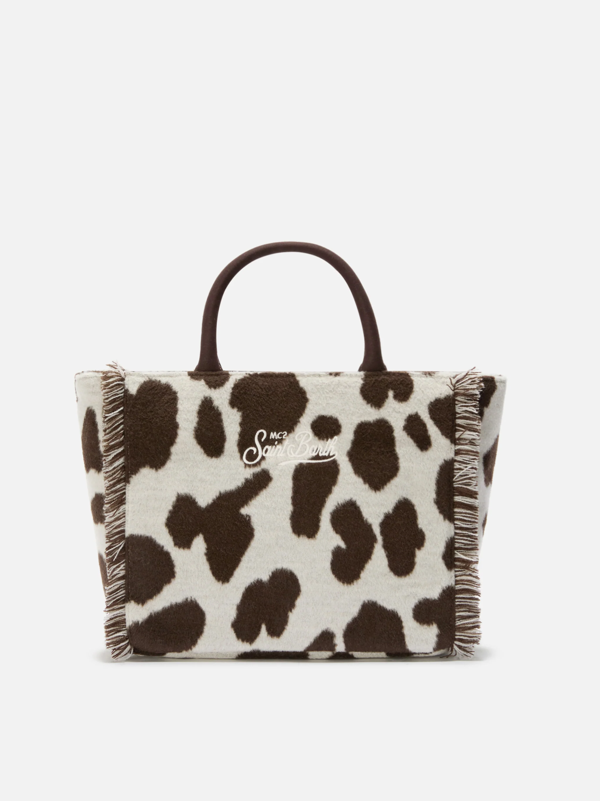 Colette Felt cow print bag - Image 4