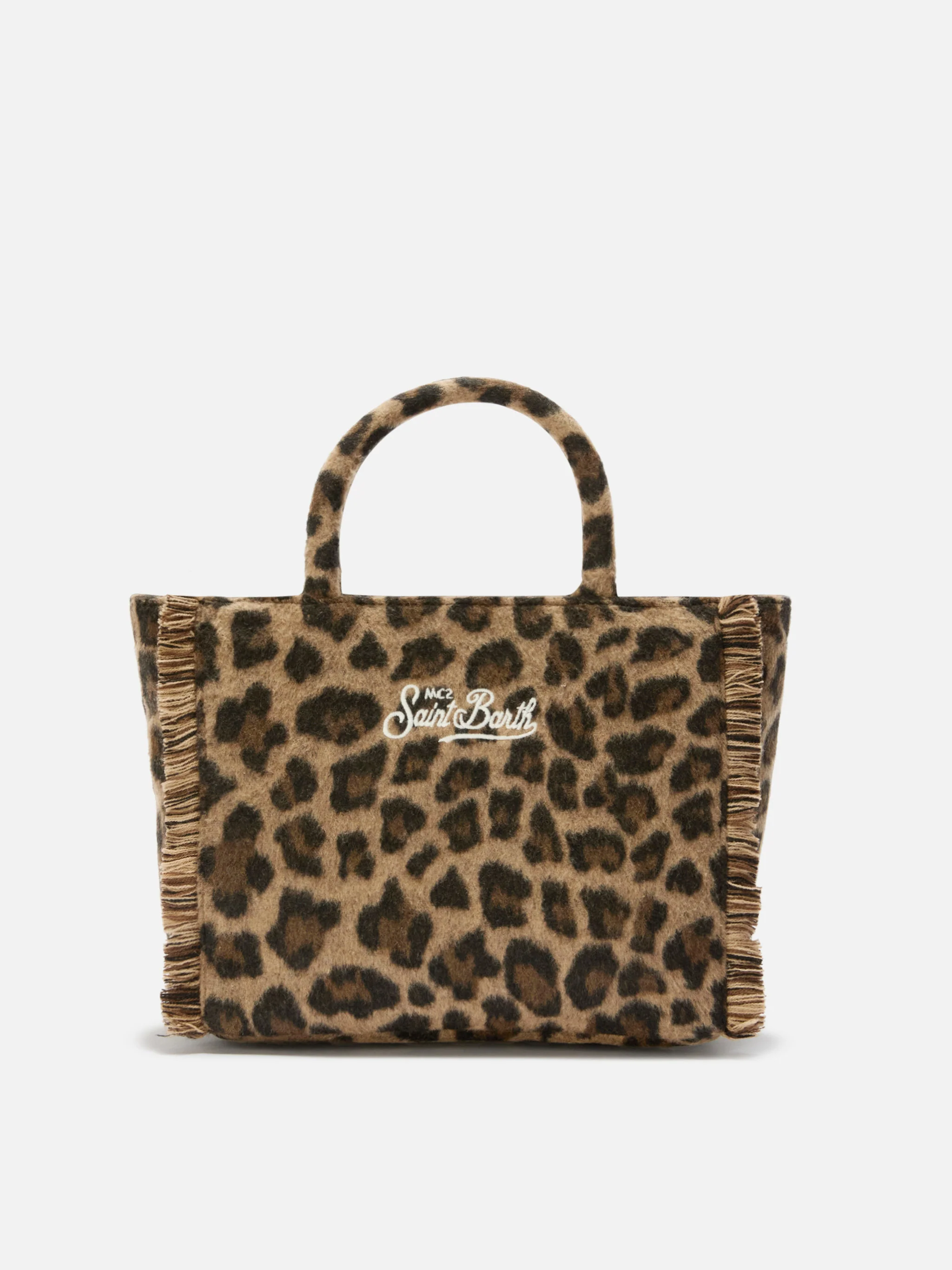 Colette Felt leopard print bag - Image 4