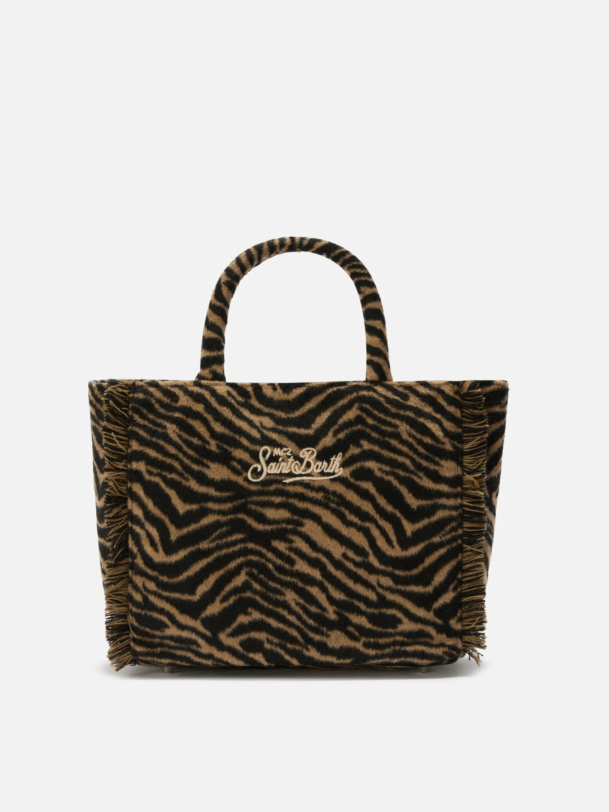 Colette Felt zebra print bag - Image 4