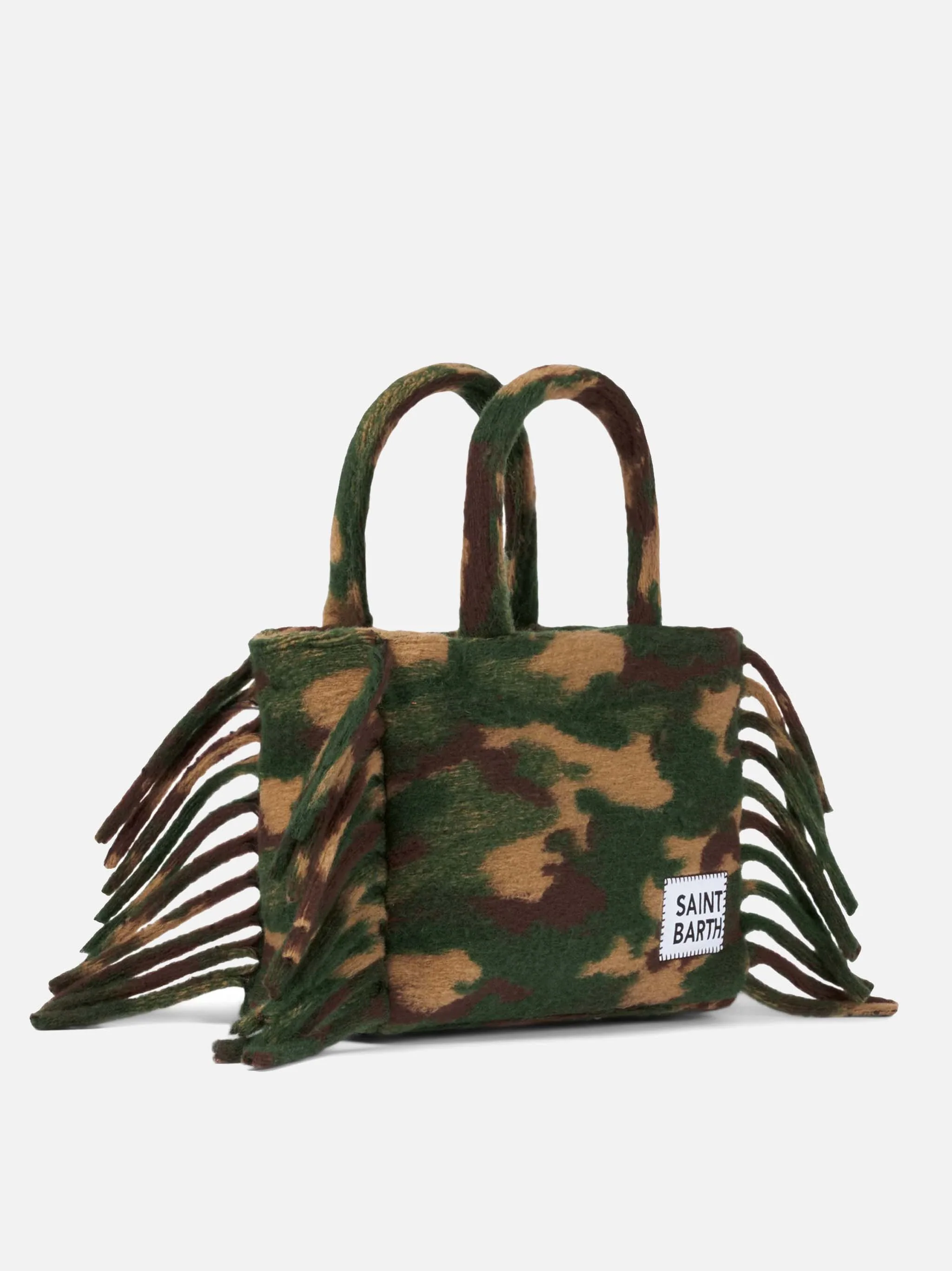 Colette blanket handbag with camouflage print - Image 3