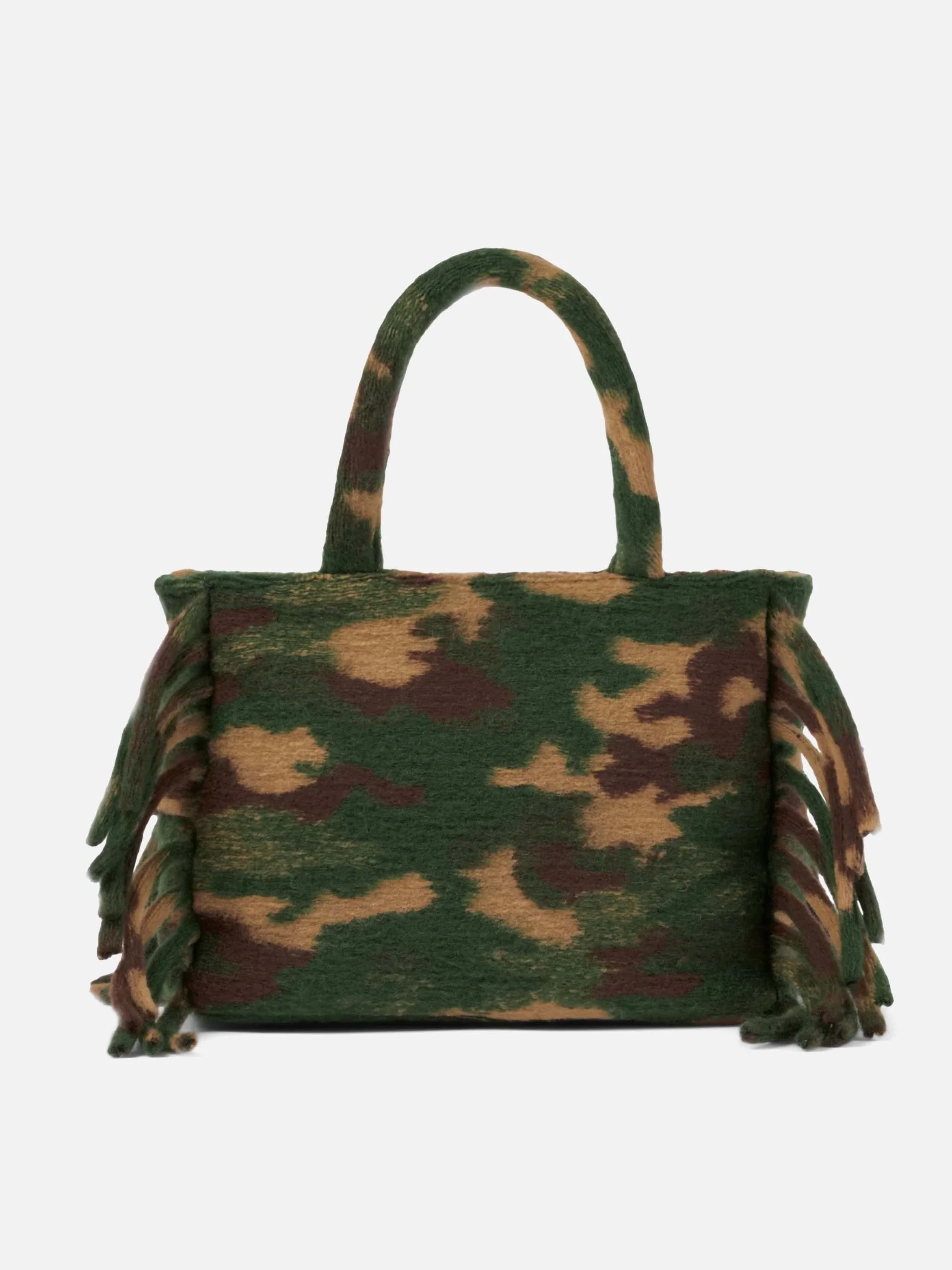 Colette blanket handbag with camouflage print - Image 4