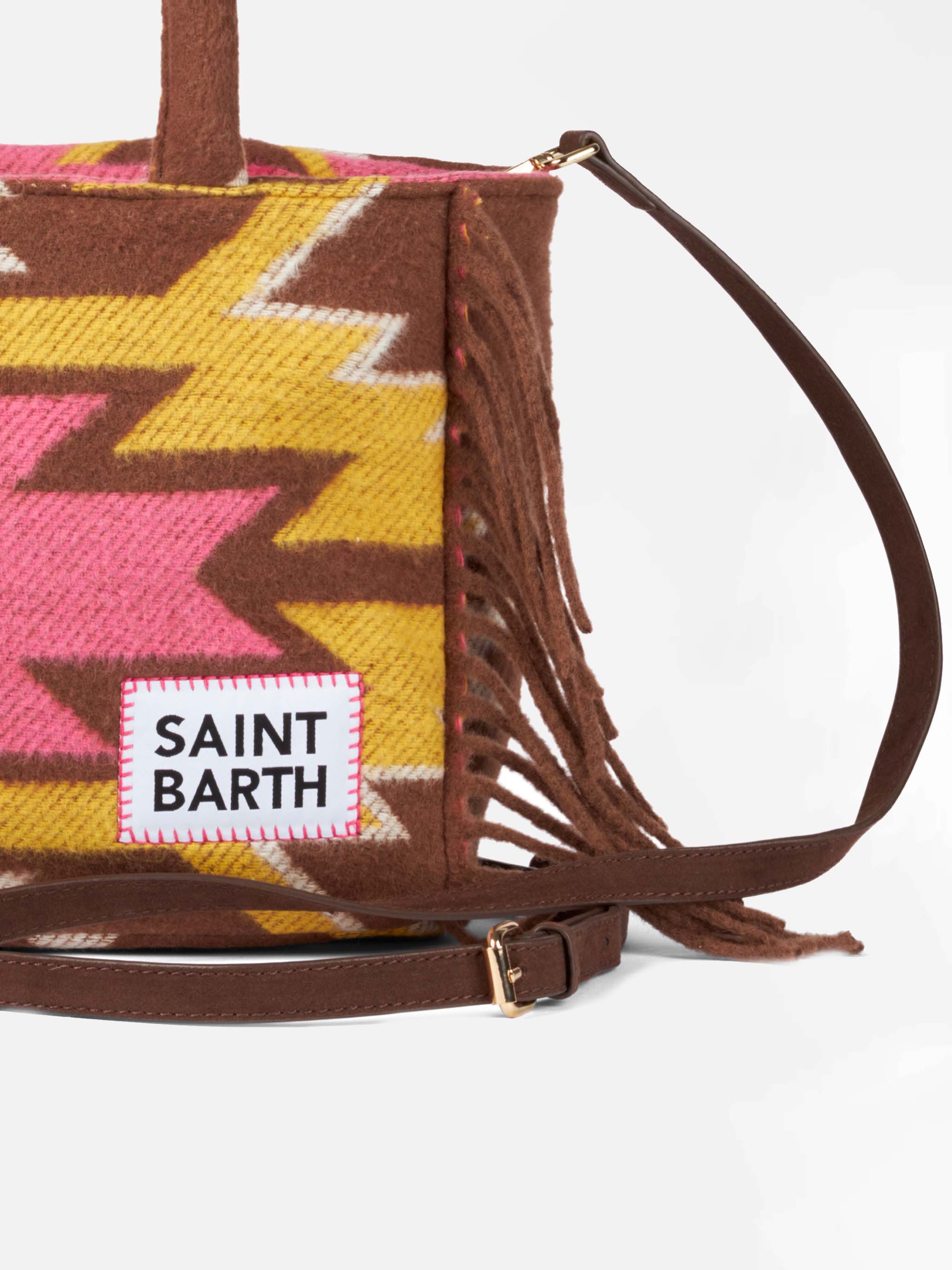 Colette blanket handbag with ethnic print - Image 2