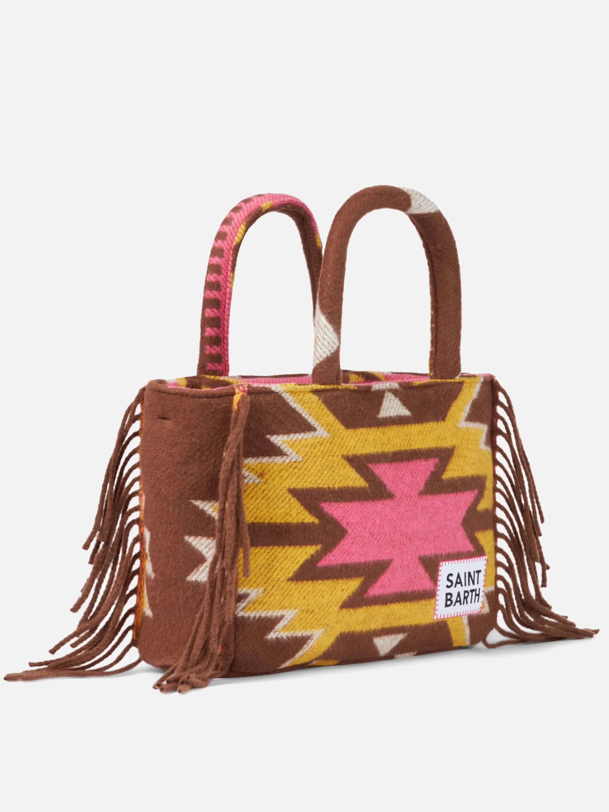 Colette blanket handbag with ethnic print - Image 3