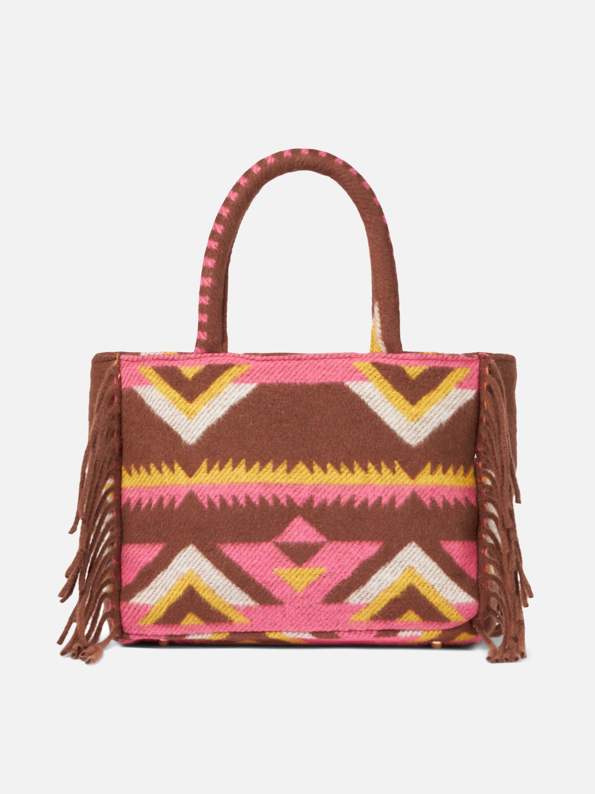 Colette blanket handbag with ethnic print - Image 4