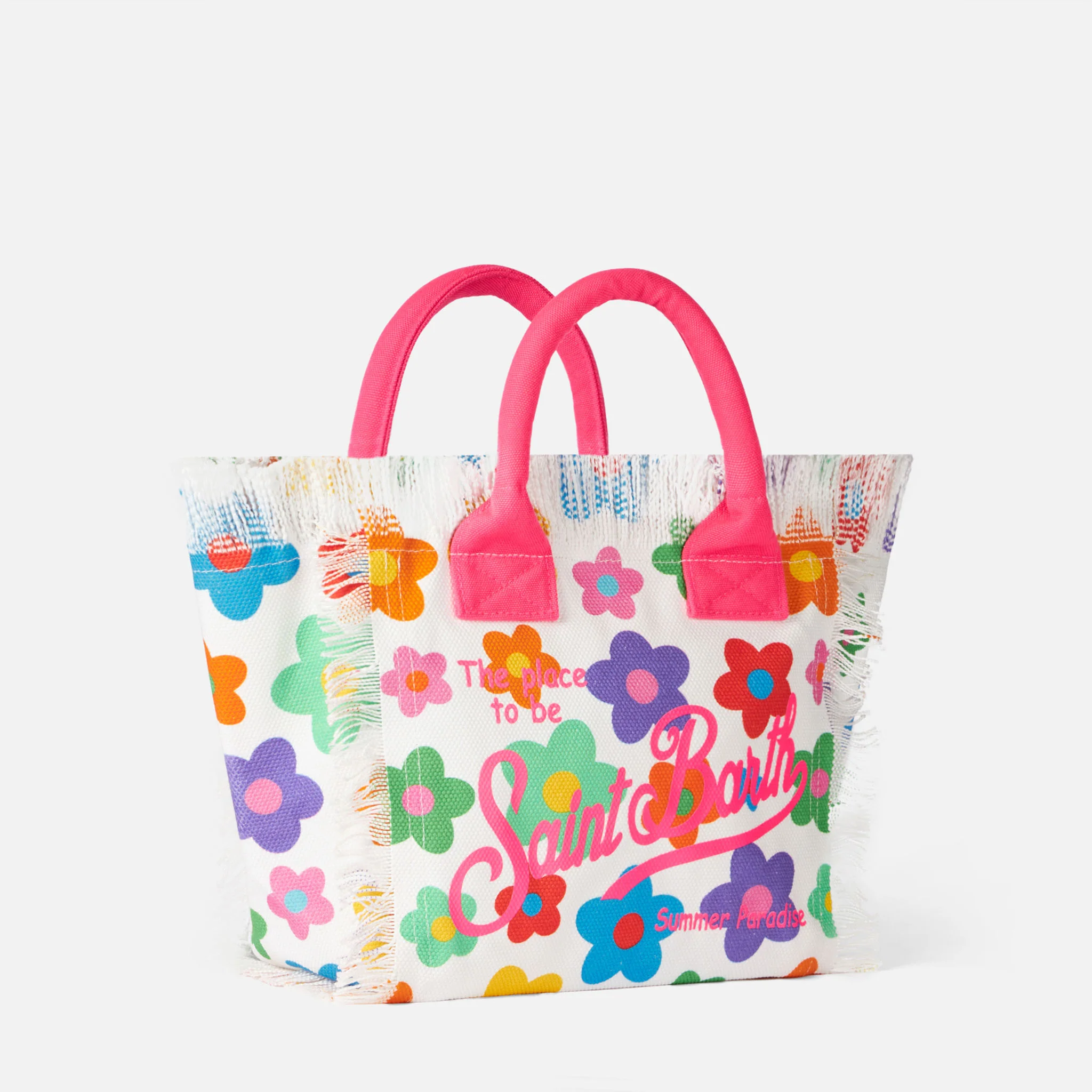 Colette multicolor floral print canvas handbag - Image 3