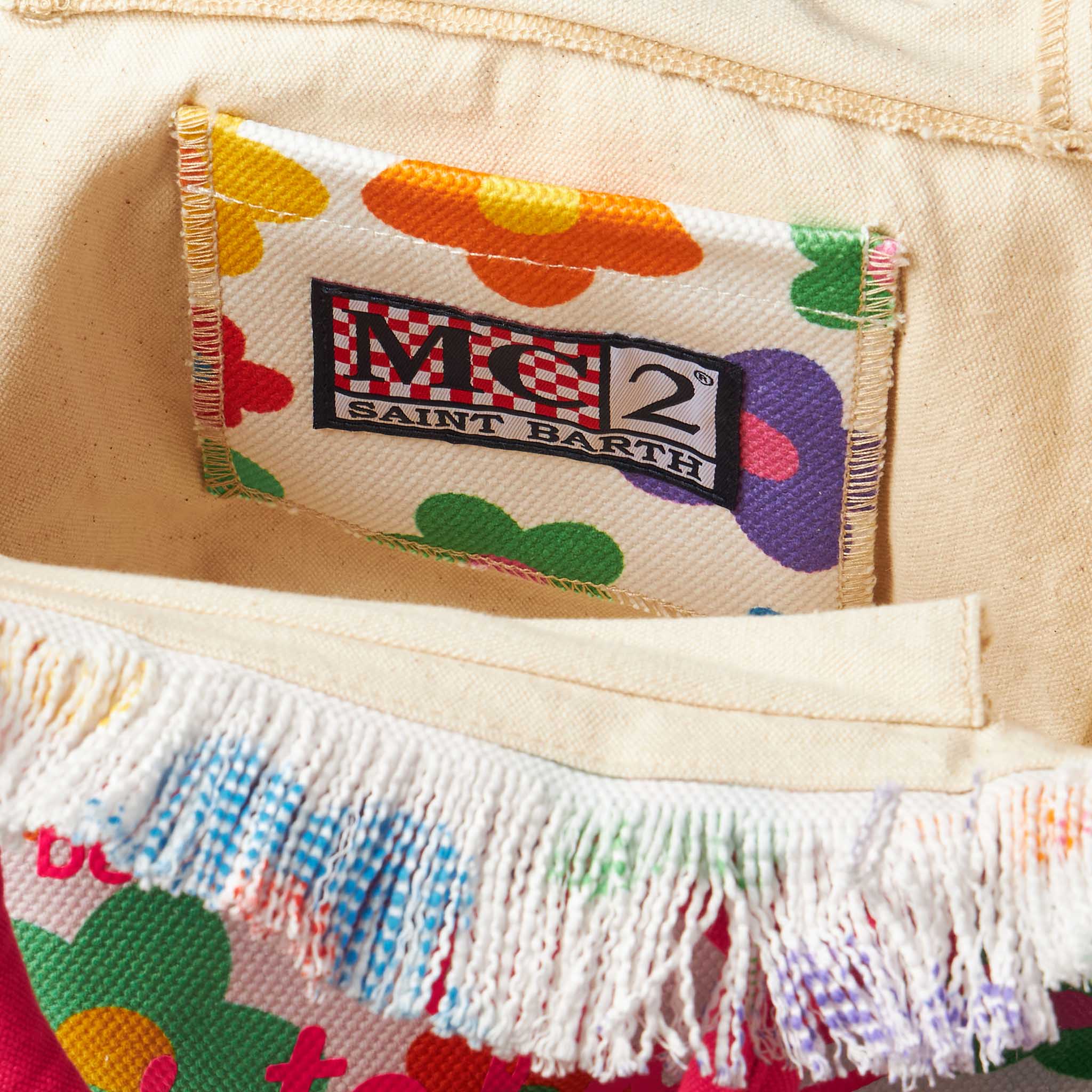 Colette multicolor floral print canvas handbag - Image 4