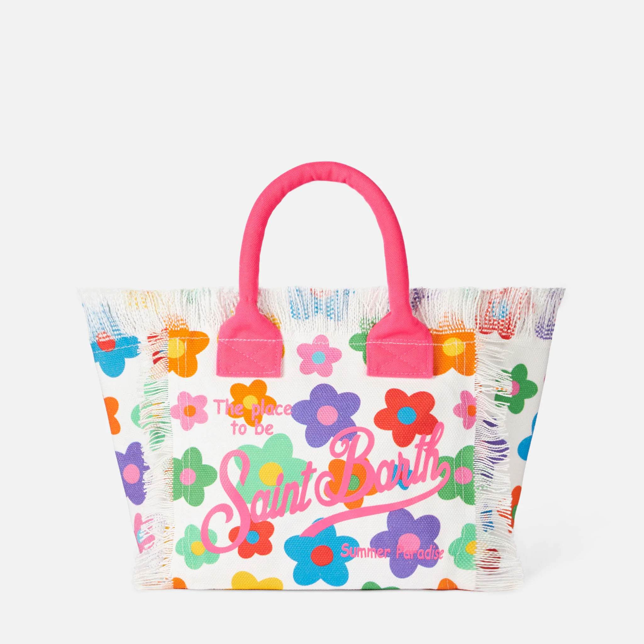 Colette multicolor floral print canvas handbag - Image 5