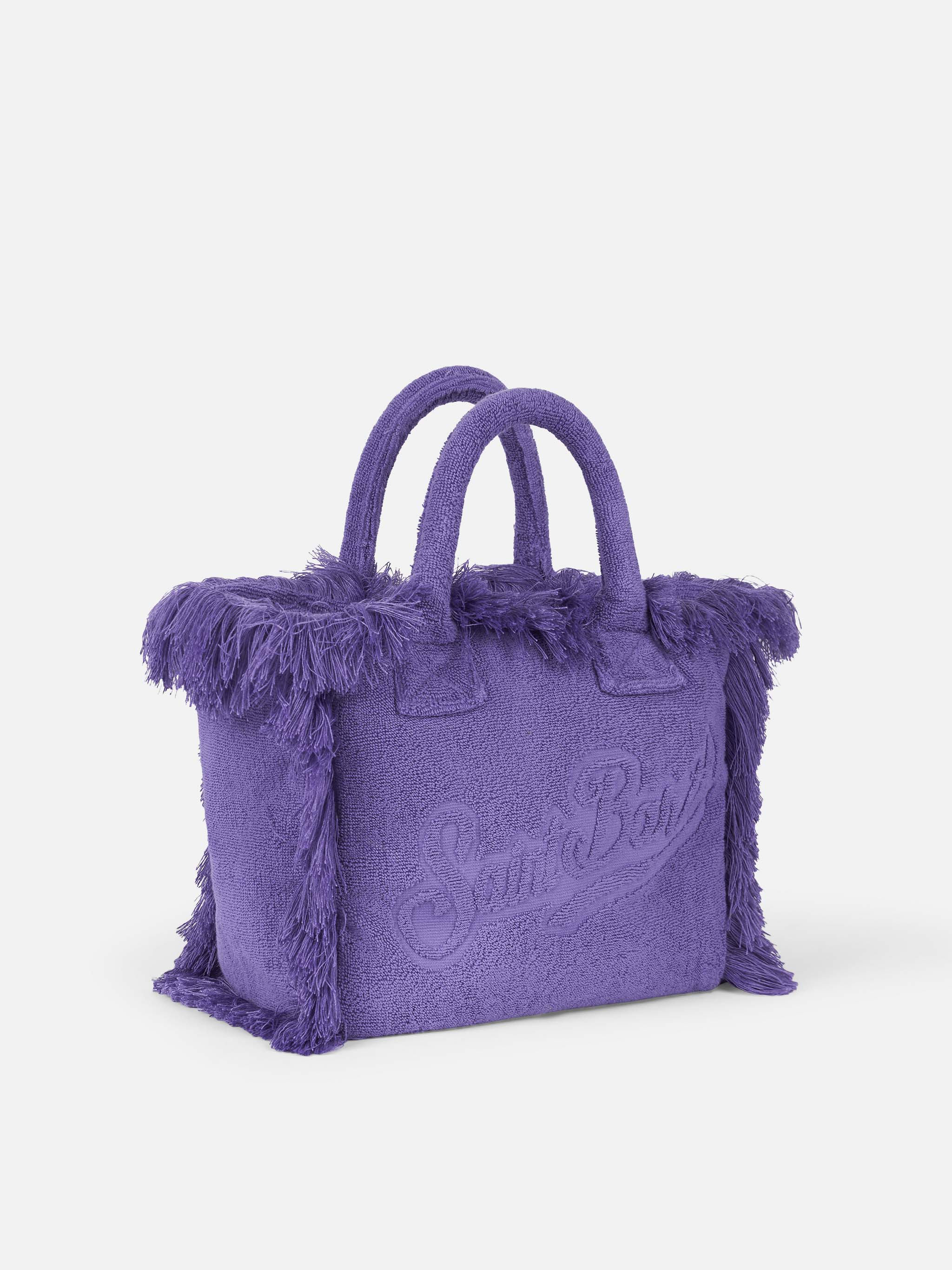 Colette purple terry soft handbag - Image 2