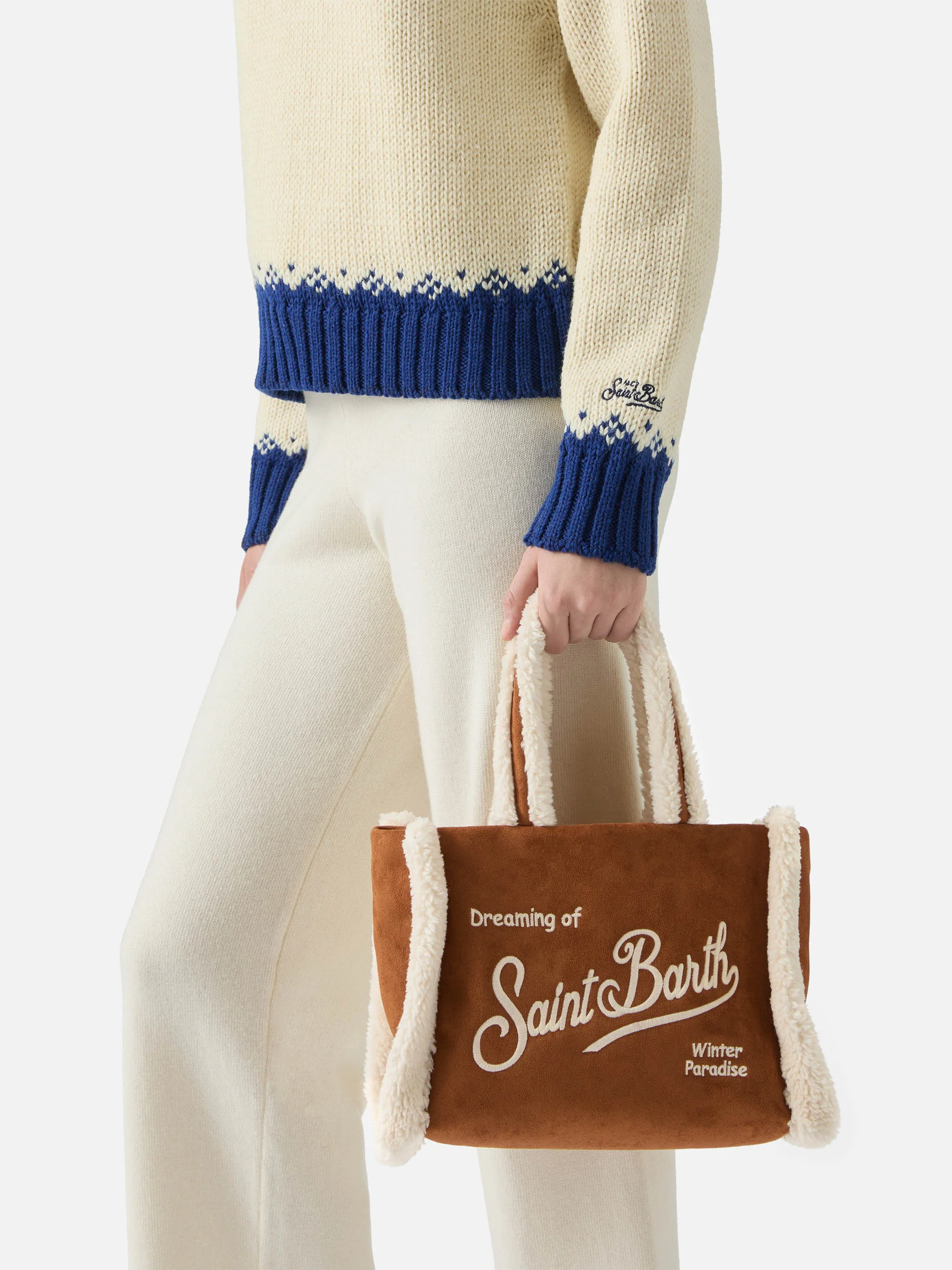 Colette Shearling camel bag - Image 2