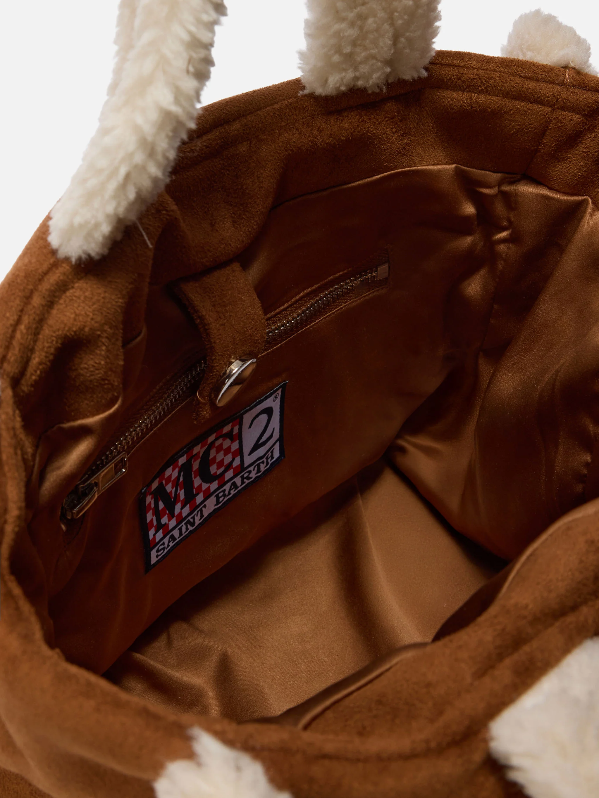 Colette Shearling camel bag - Image 5