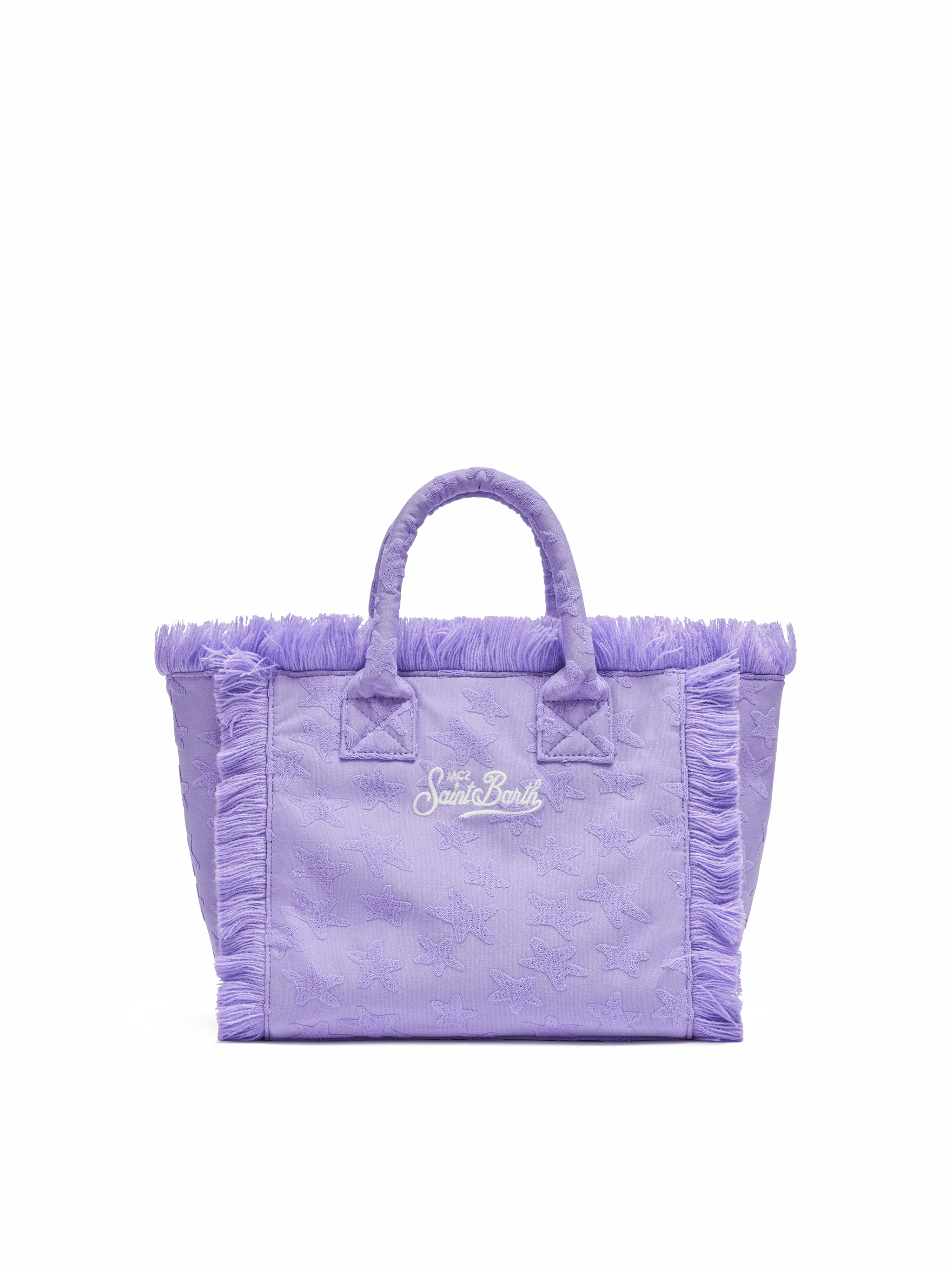 Colette Sponge lilac stars embossed terry handbag - Image 5