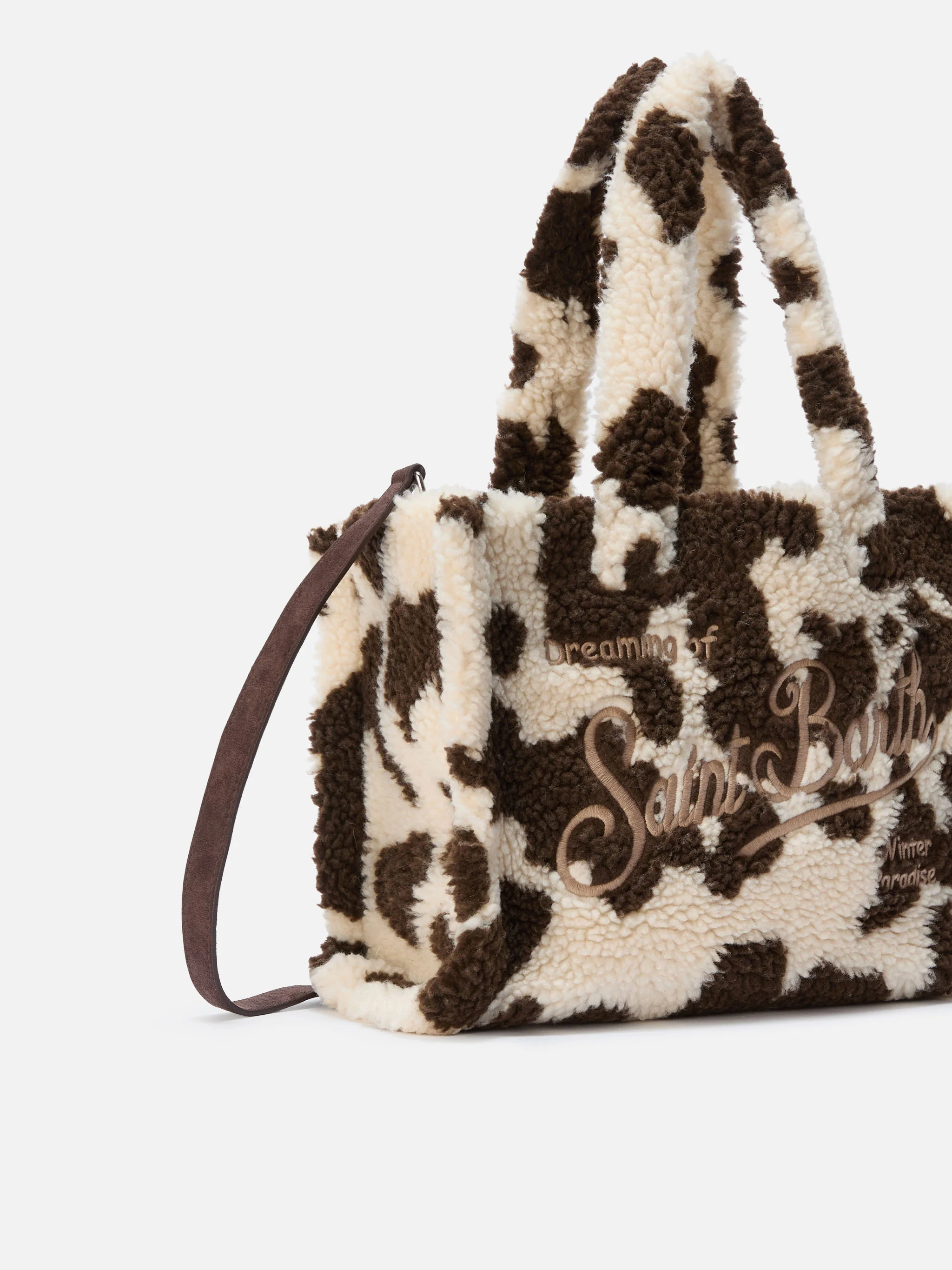 Colette Teddy cow print bag - Image 3