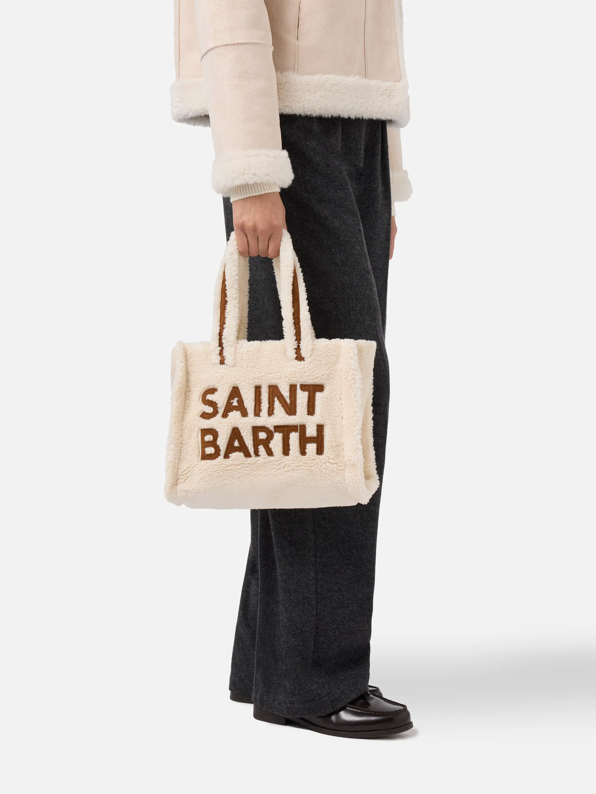 Colette Teddy white bag with logo - Image 2