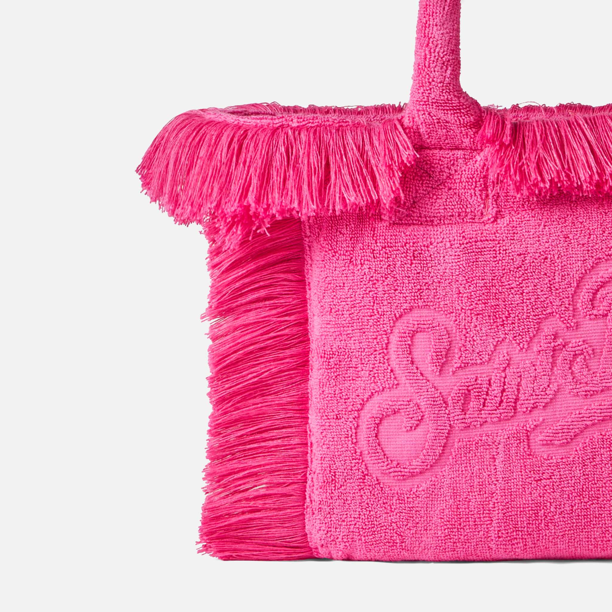 Colette Terry embossed fuchsia handbag - Image 2