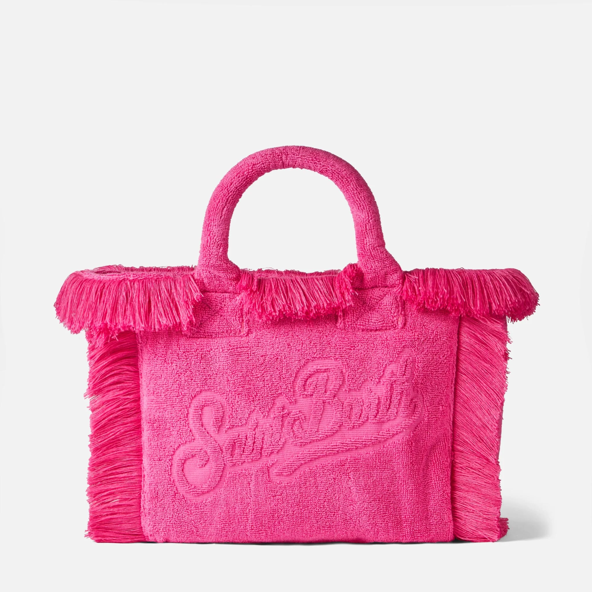 Colette Terry embossed fuchsia handbag - Image 5